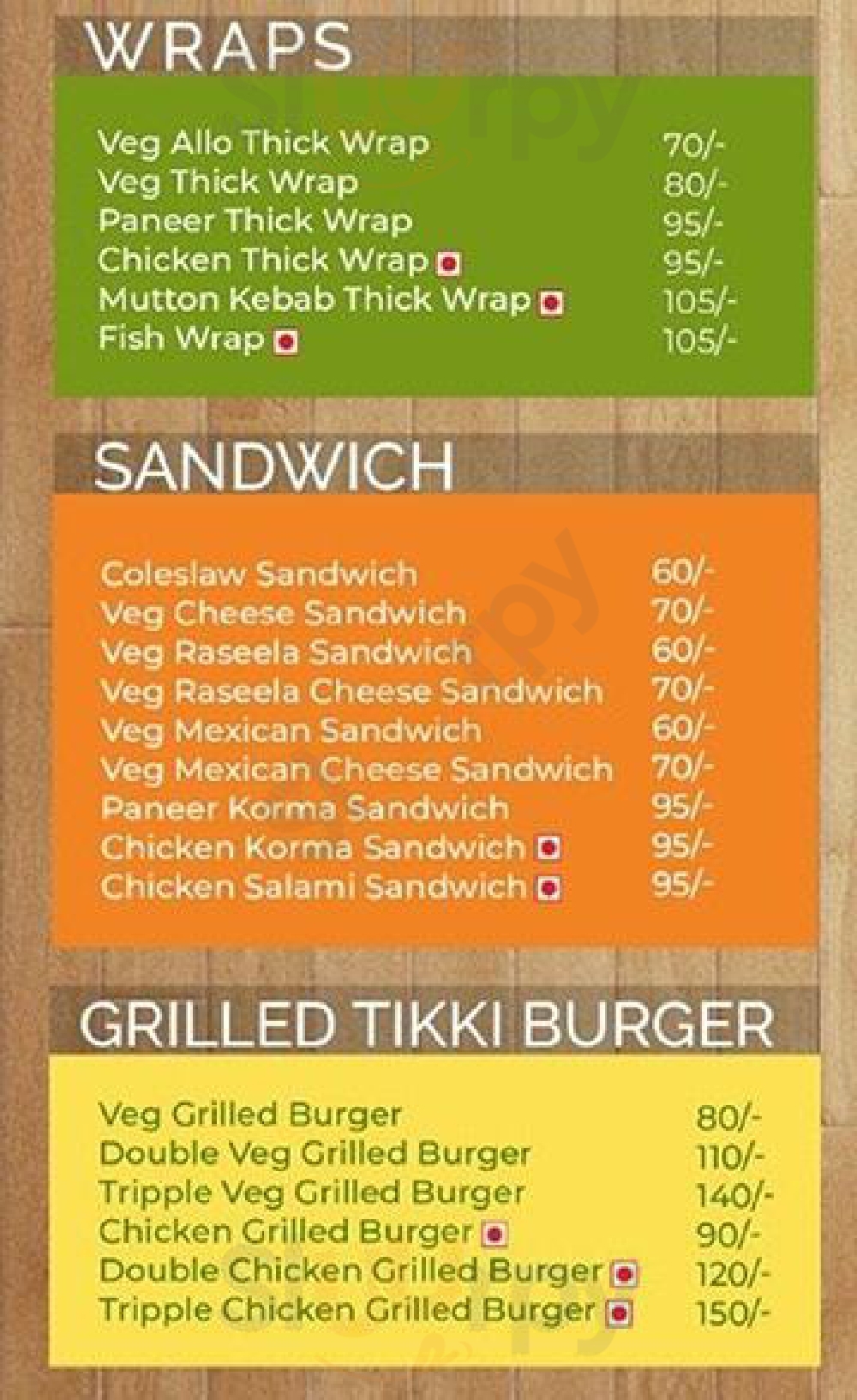 Burger Point New Delhi Menu - 1