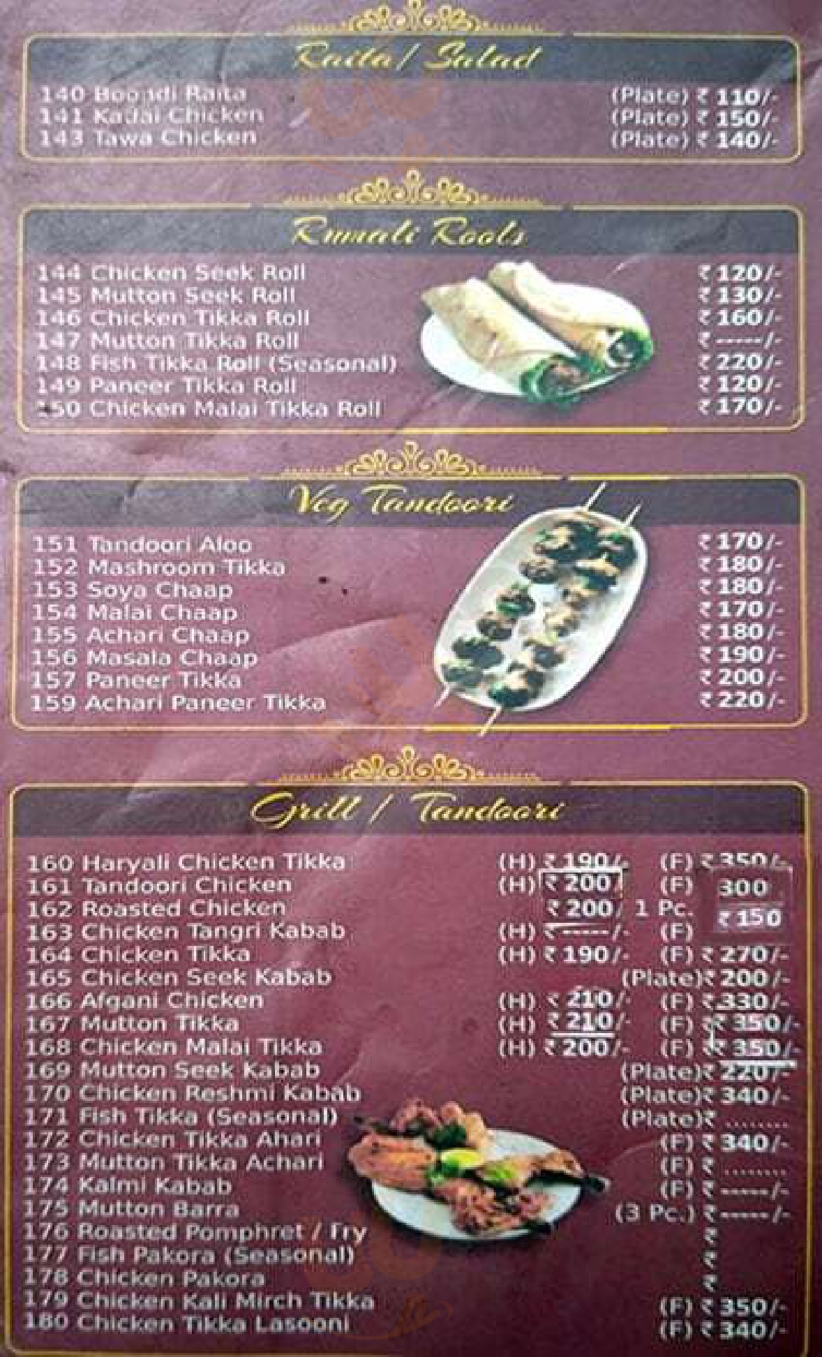 Annapurna Hotel Restaurant New Delhi Menu - 1