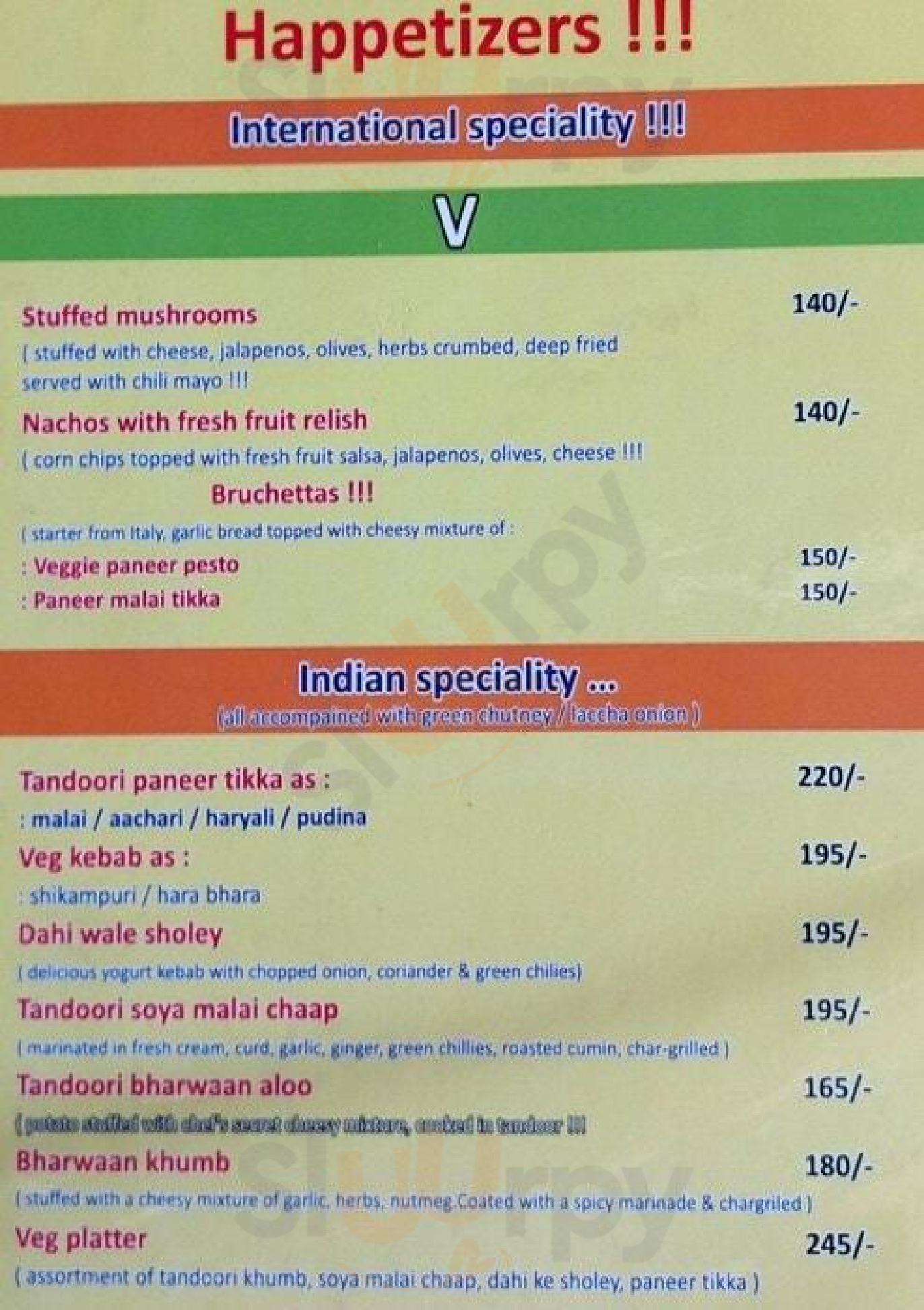 Bollywood Masala Restro New Delhi Menu - 1