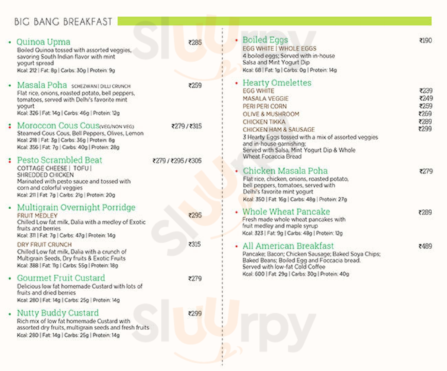 Nutriobox New Delhi Menu - 1