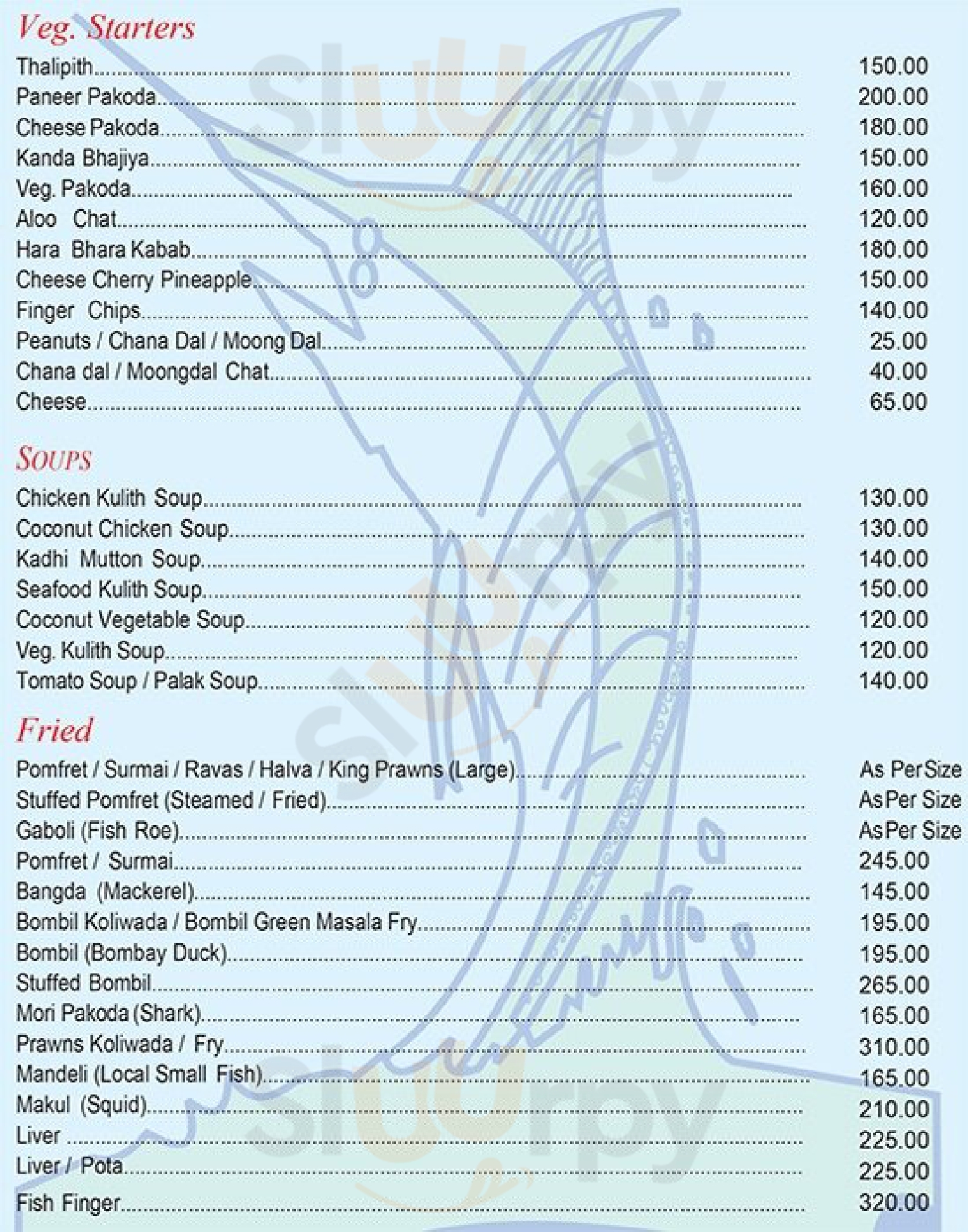 Ratnagiri Restaurant & Bar Mumbai Menu - 1