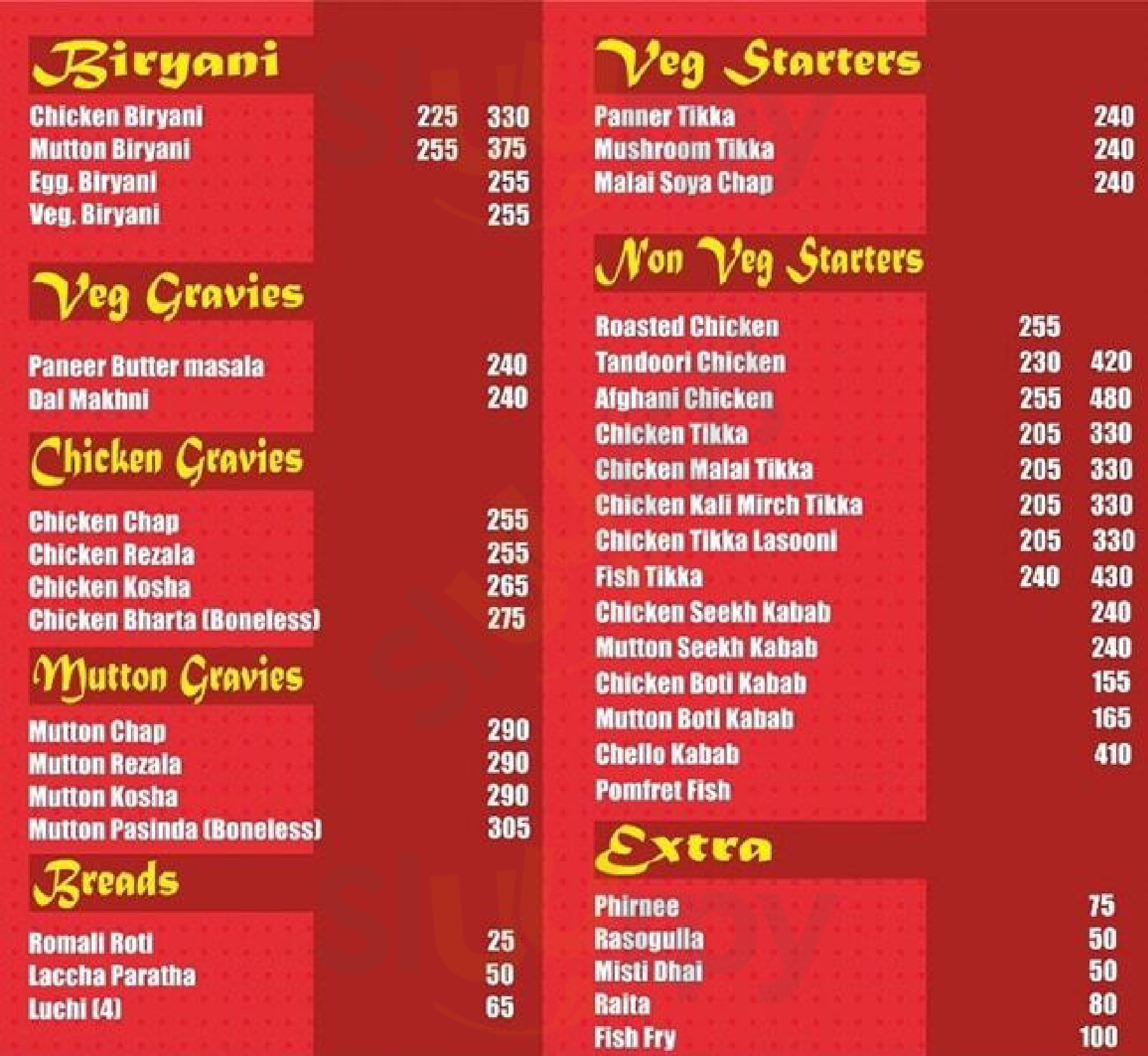 Royal Kolkata Biryani New Delhi Menu - 1