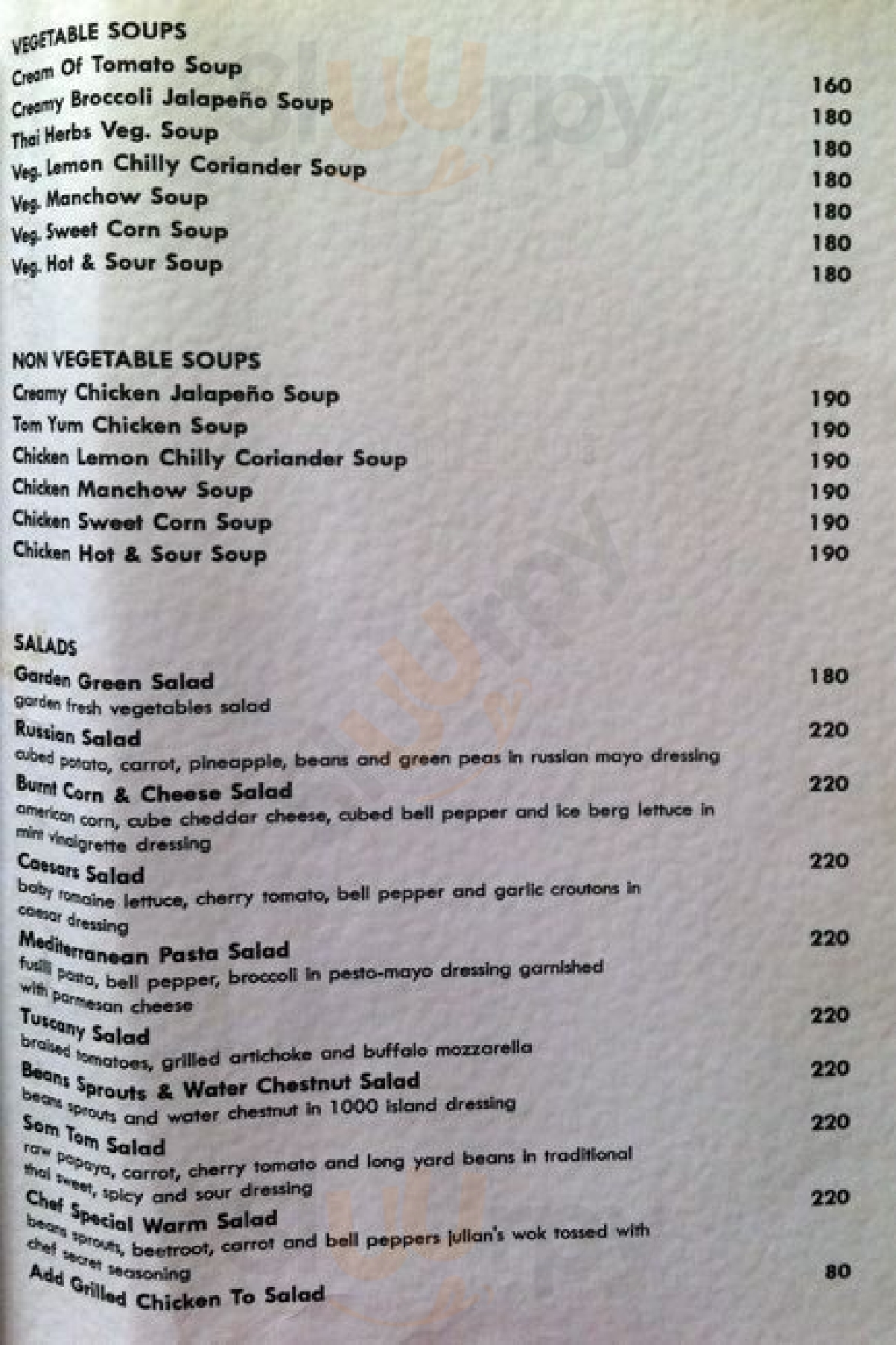 Levo Restaurant & Lounge Mumbai Menu - 1