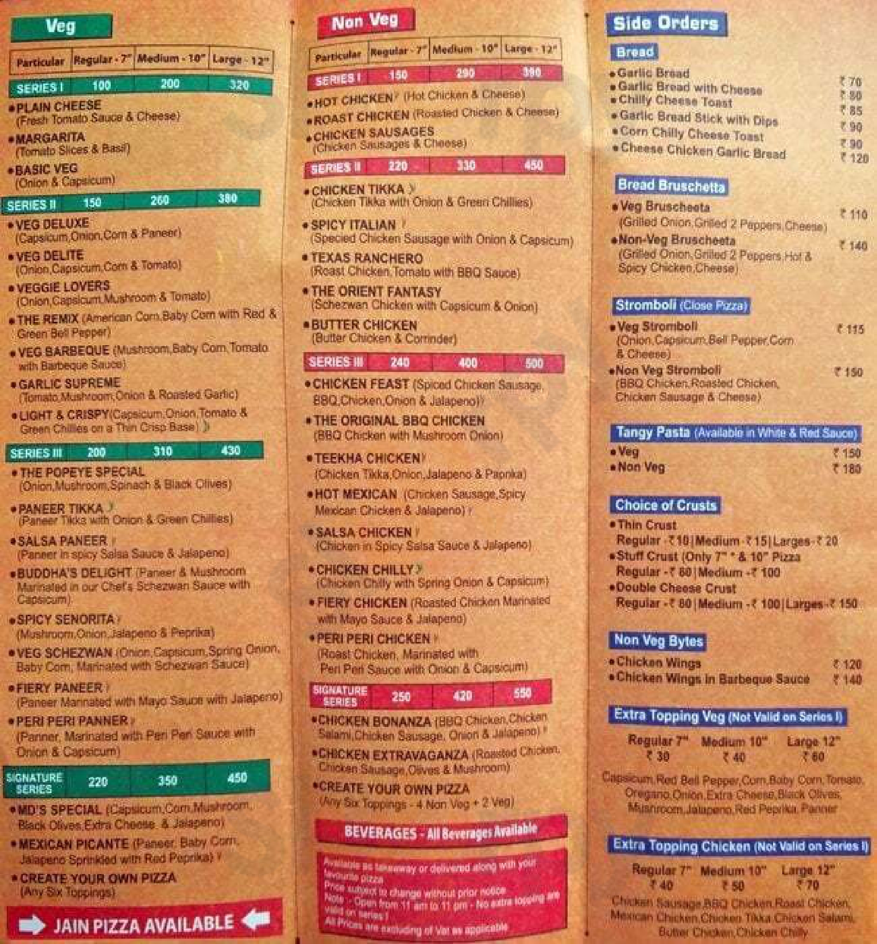 Md's Pizza Mumbai Menu - 1