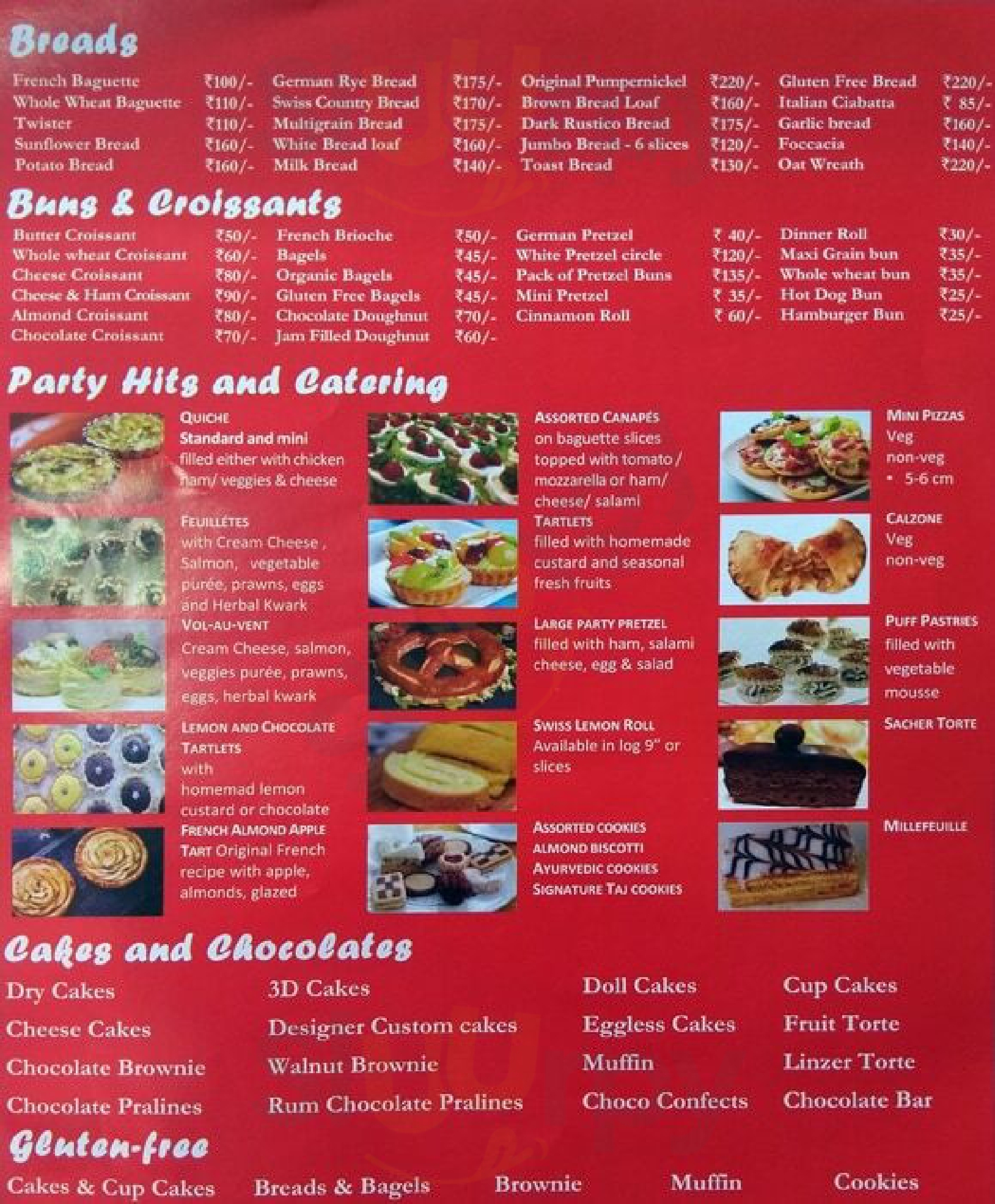 Swiss Gourmessa New Delhi Menu - 1