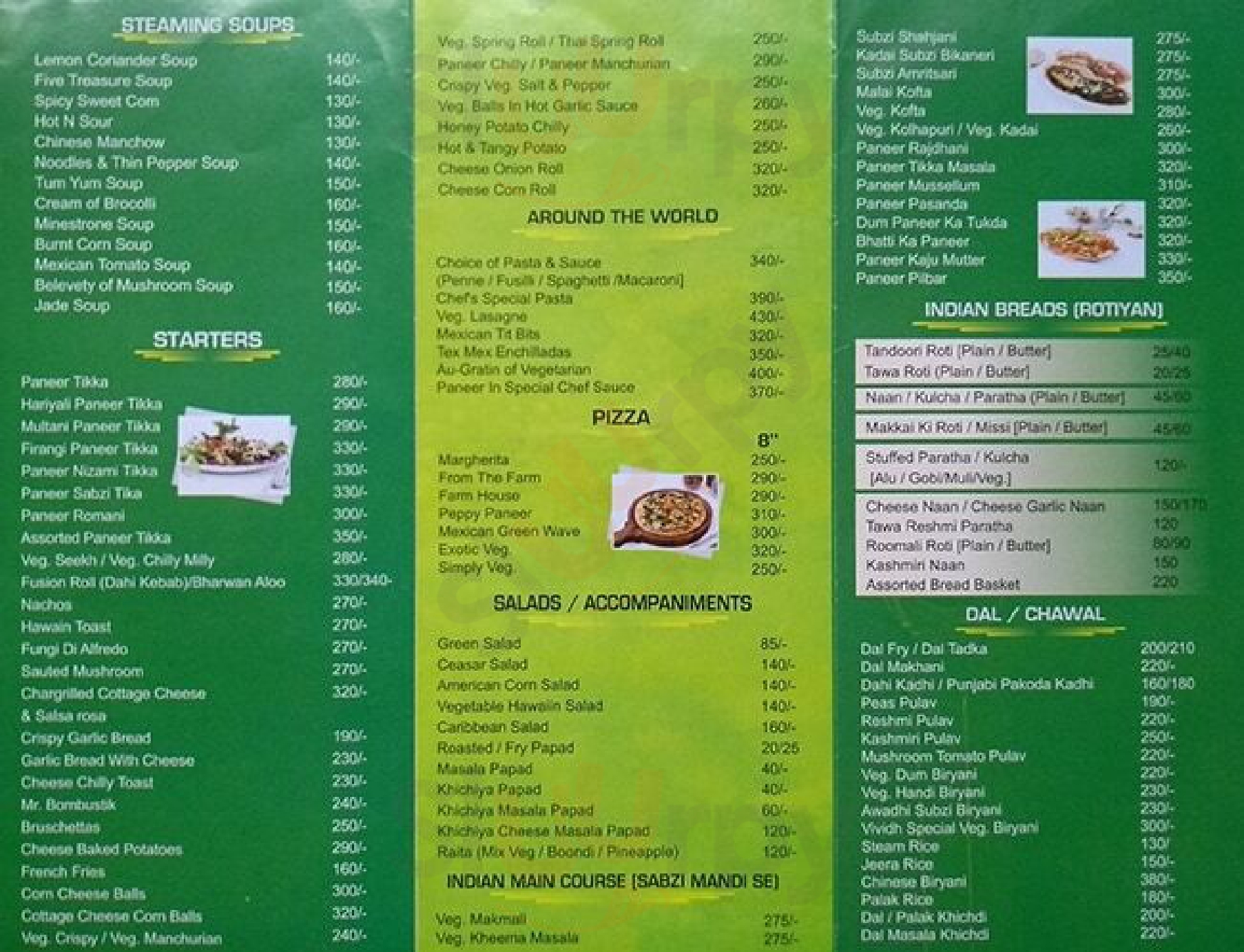 Vividh Fine Dine Mumbai Menu - 1