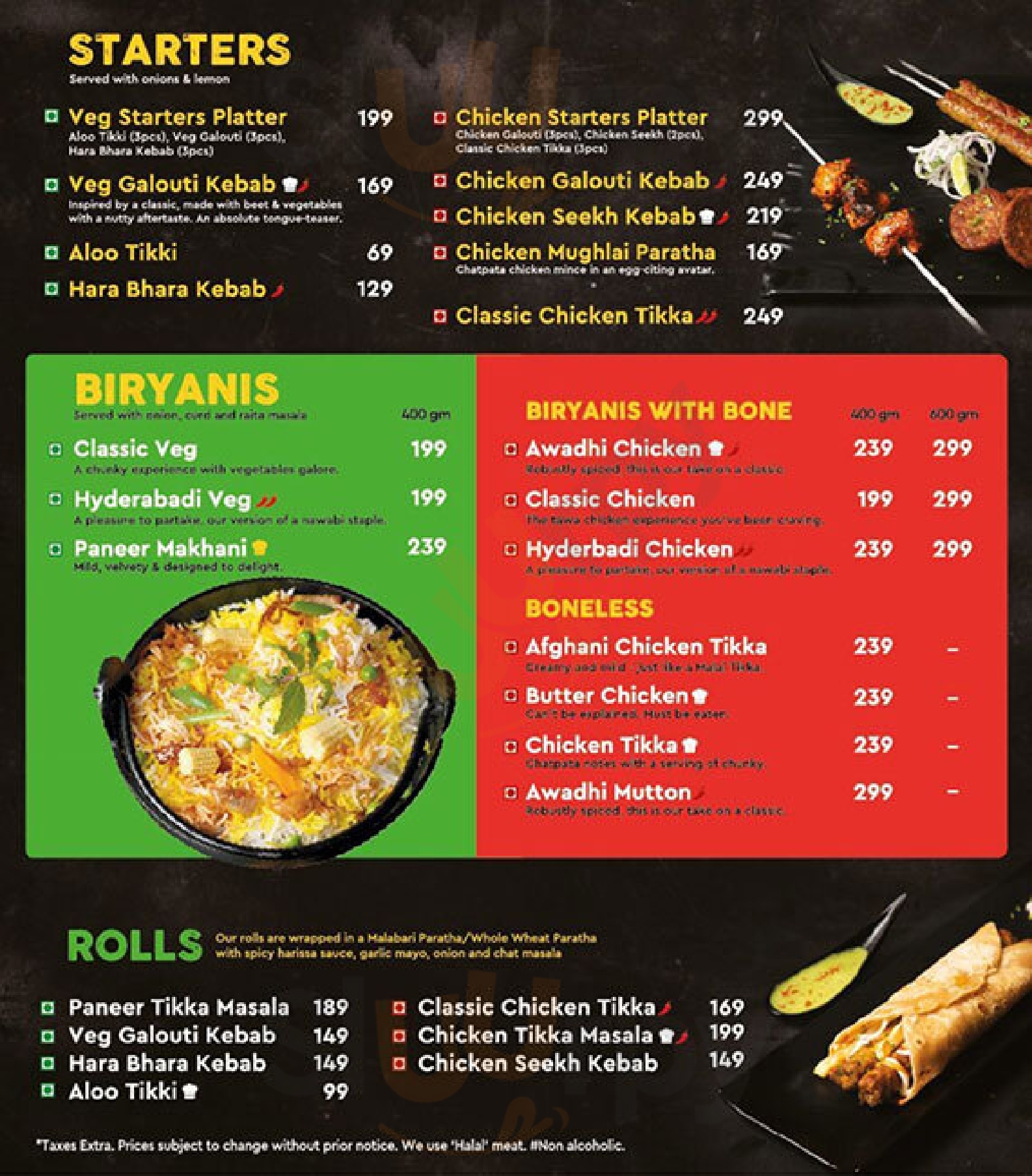 Charcoal Eats Mumbai Menu - 1