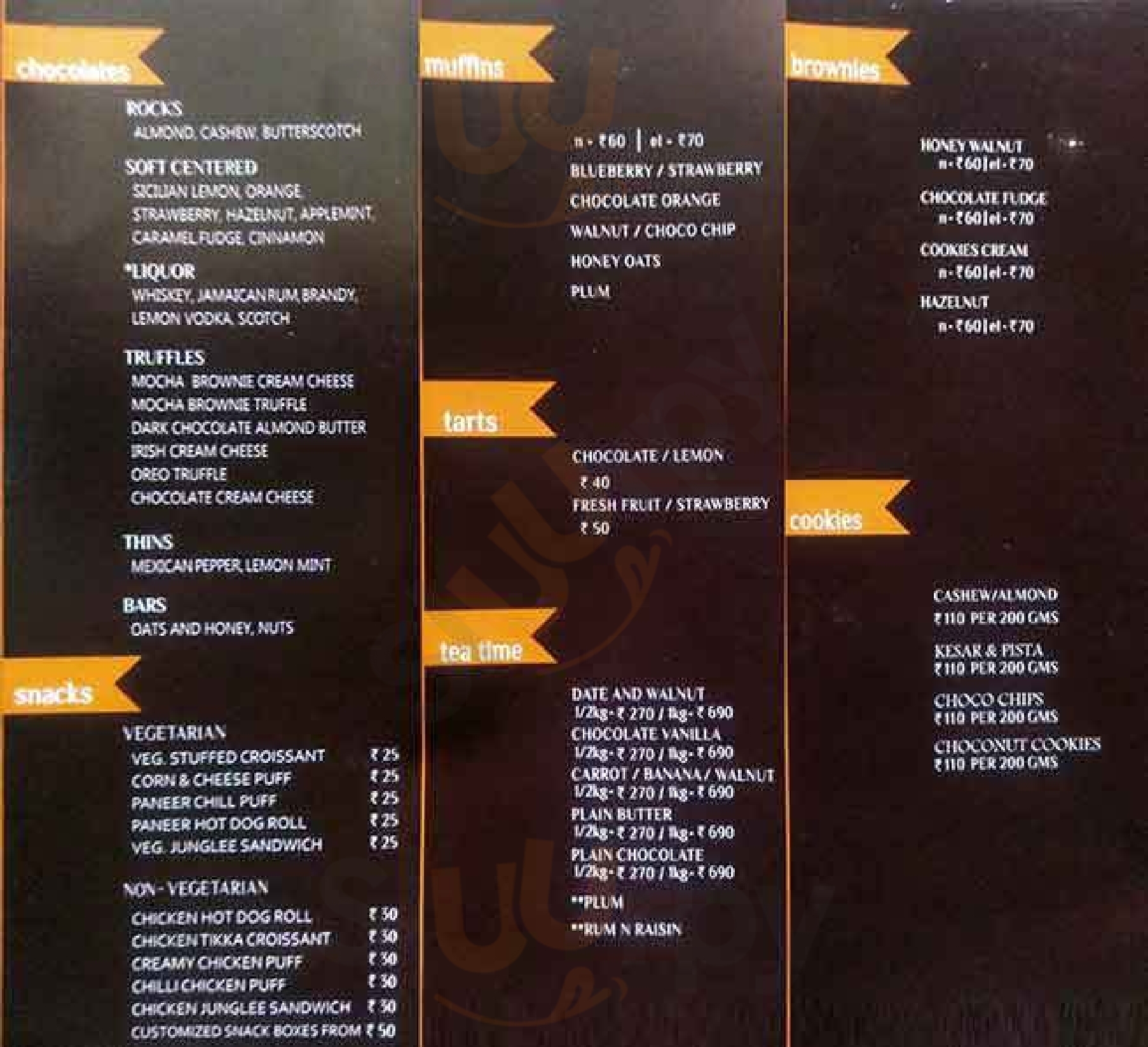 Hang Out Cakes & More Mumbai Menu - 1