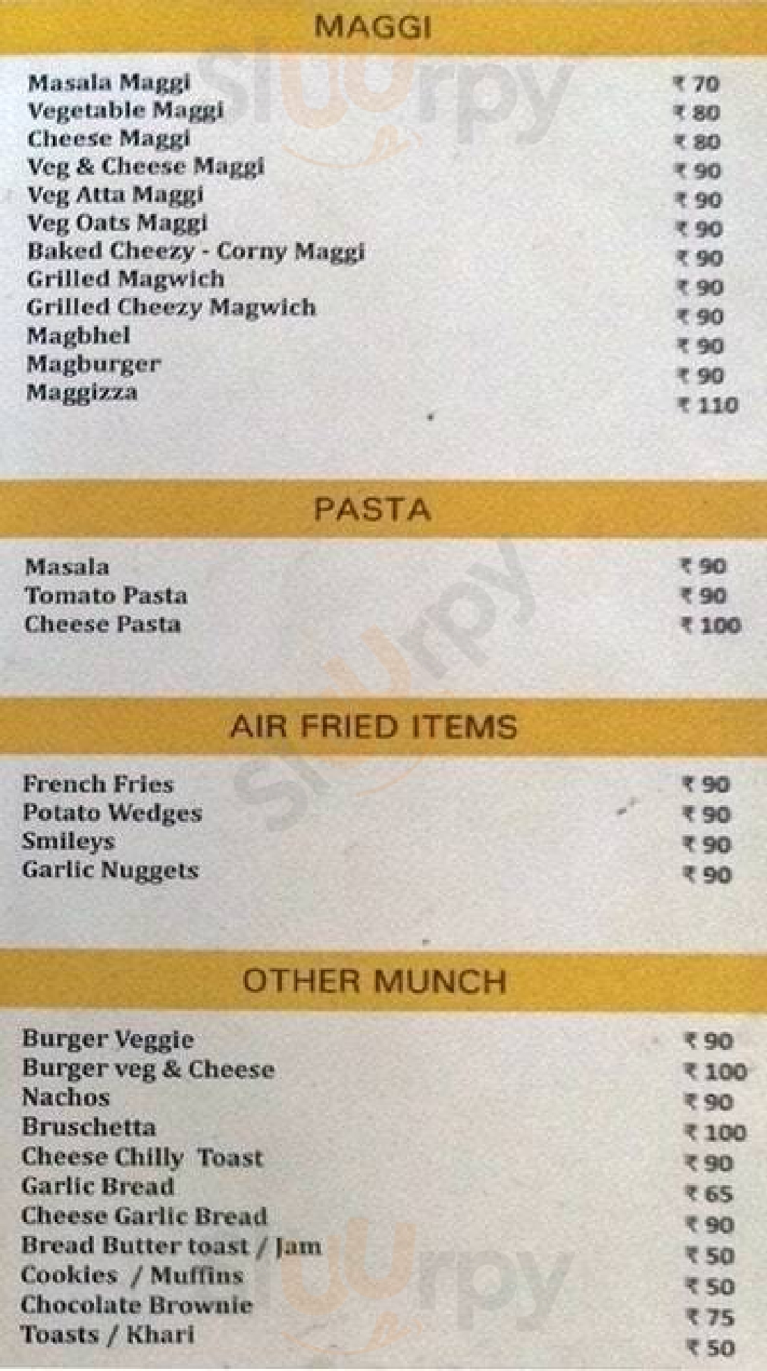 13th Cup Mumbai Menu - 1