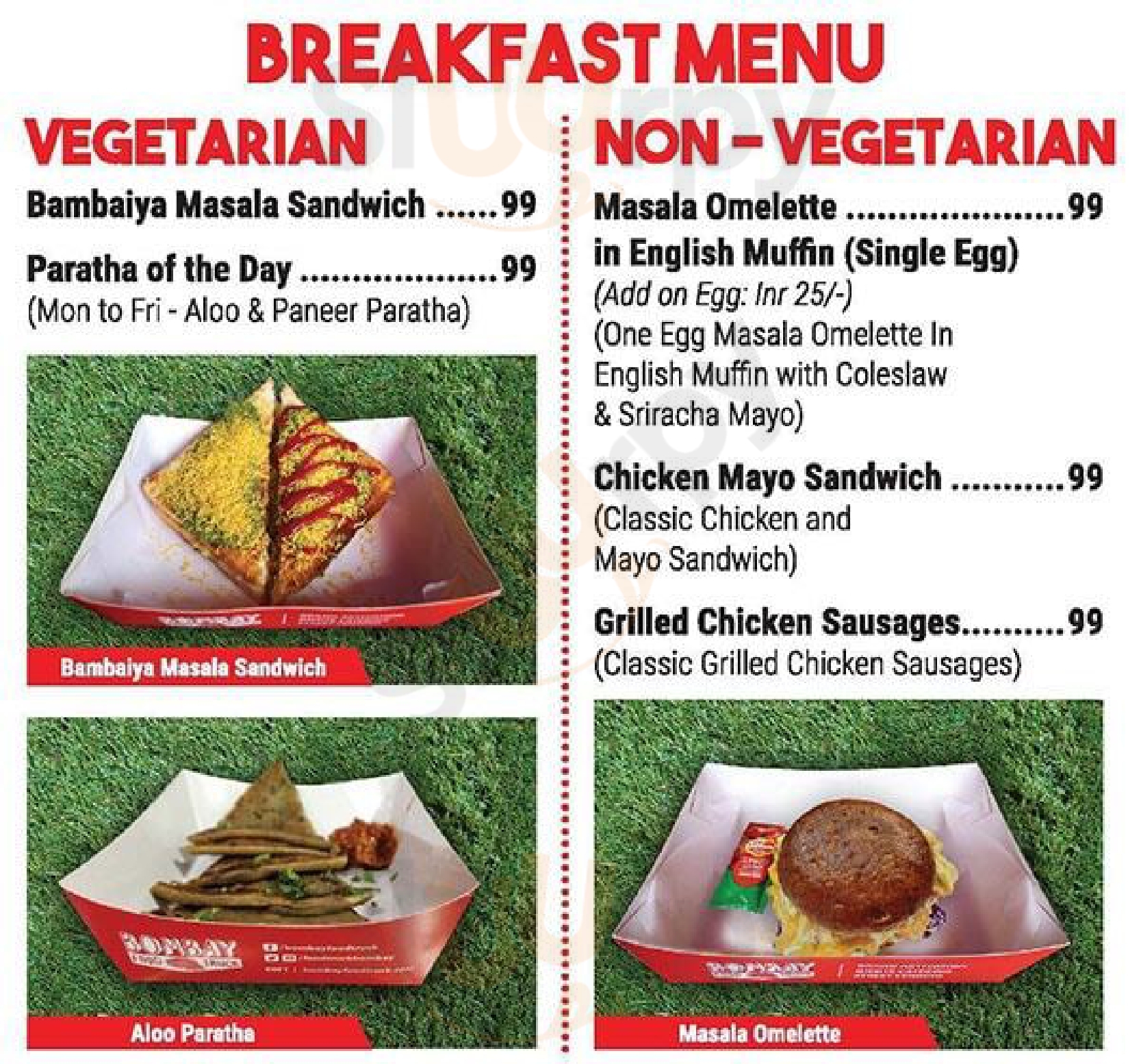 Bombay Food Truck Mumbai Menu - 1