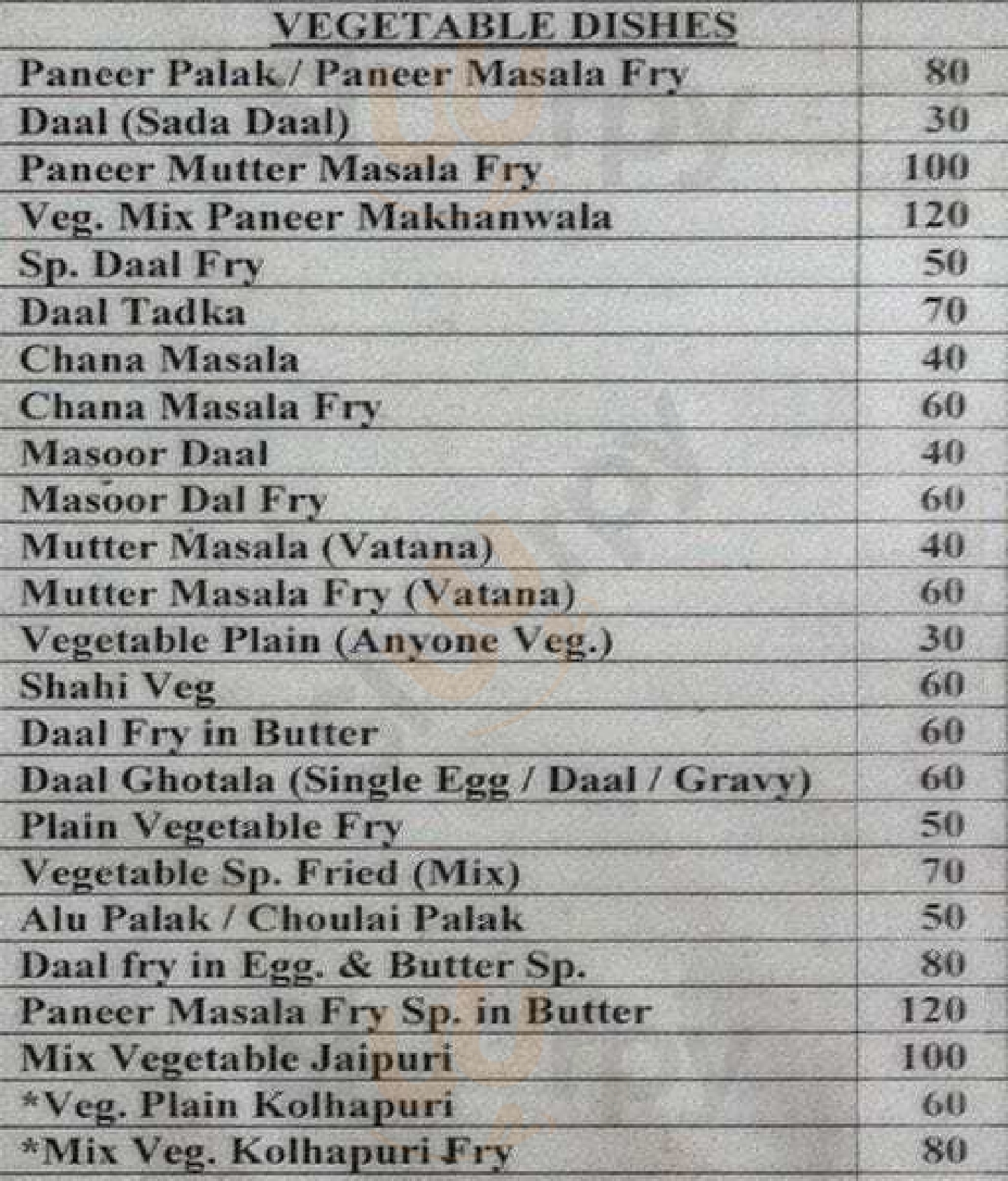 King Of Iran Restaurant Mumbai Menu - 1