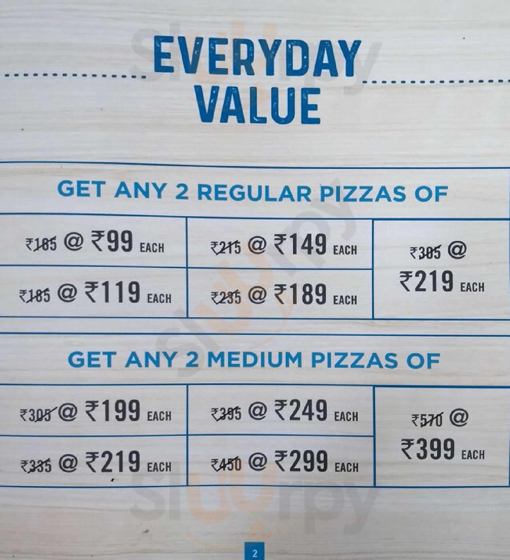 Domino's Pizza Mumbai Menu - 1