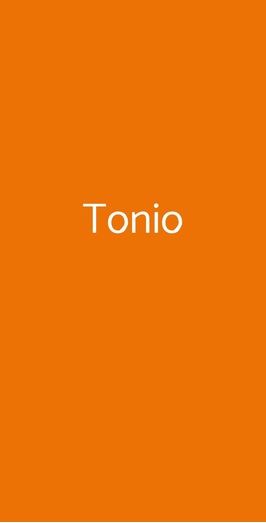 Tonio, Prato