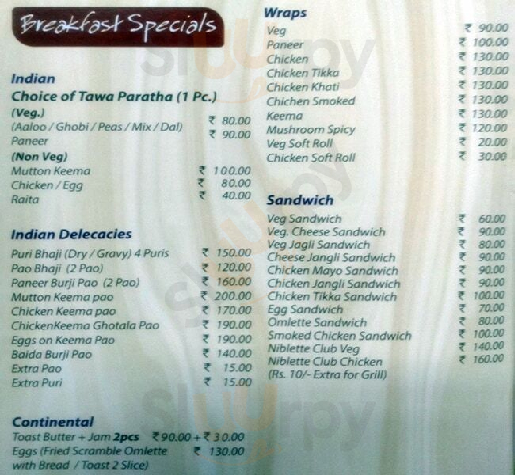 Niblette Mumbai Menu - 1