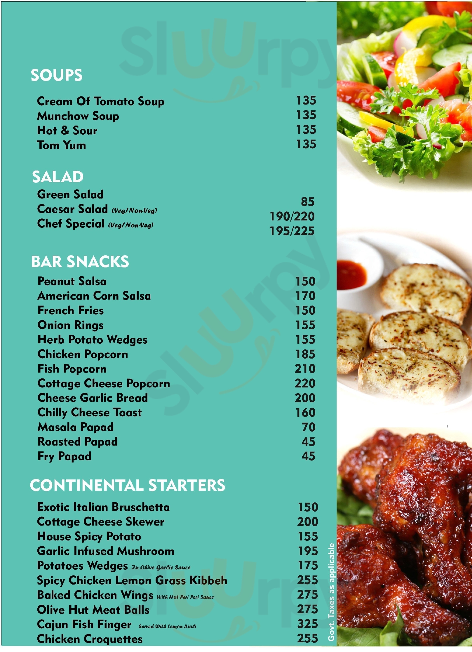 Waters - Pub & Grill Mumbai Menu - 1