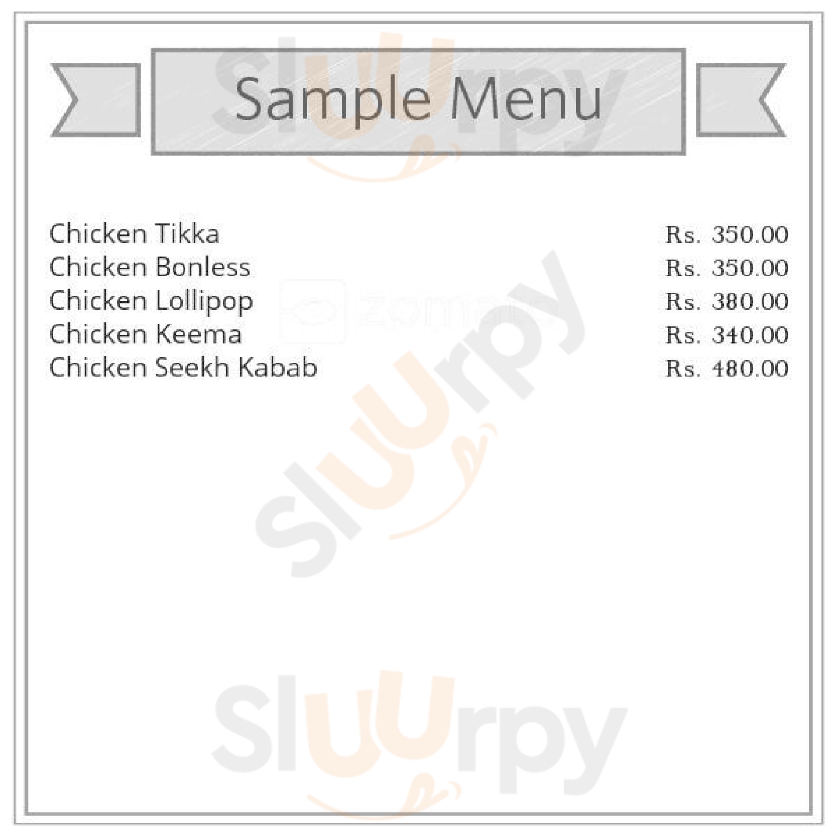 Aahar New Delhi Menu - 1