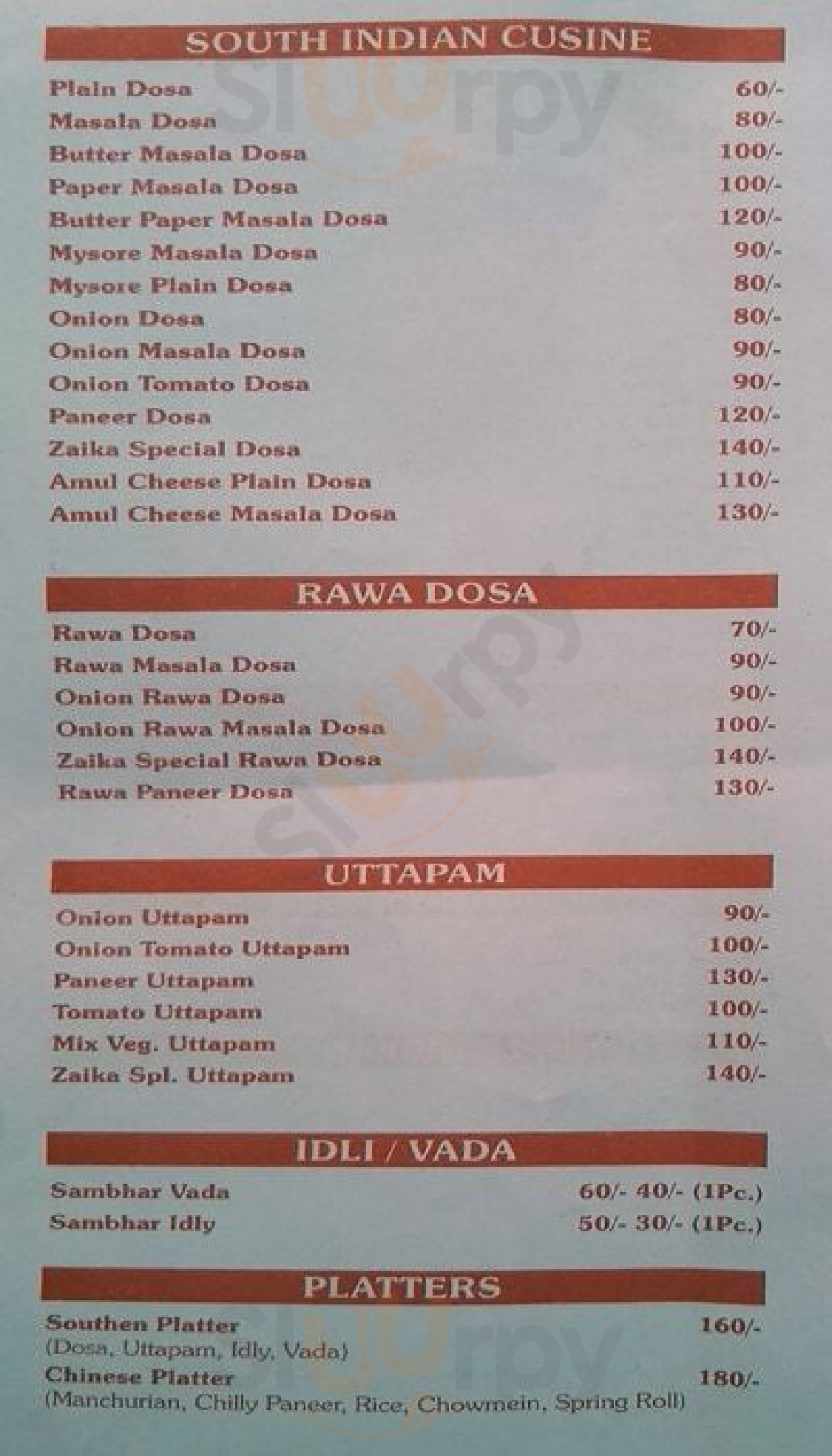 Dilli Zaika New Delhi Menu - 1