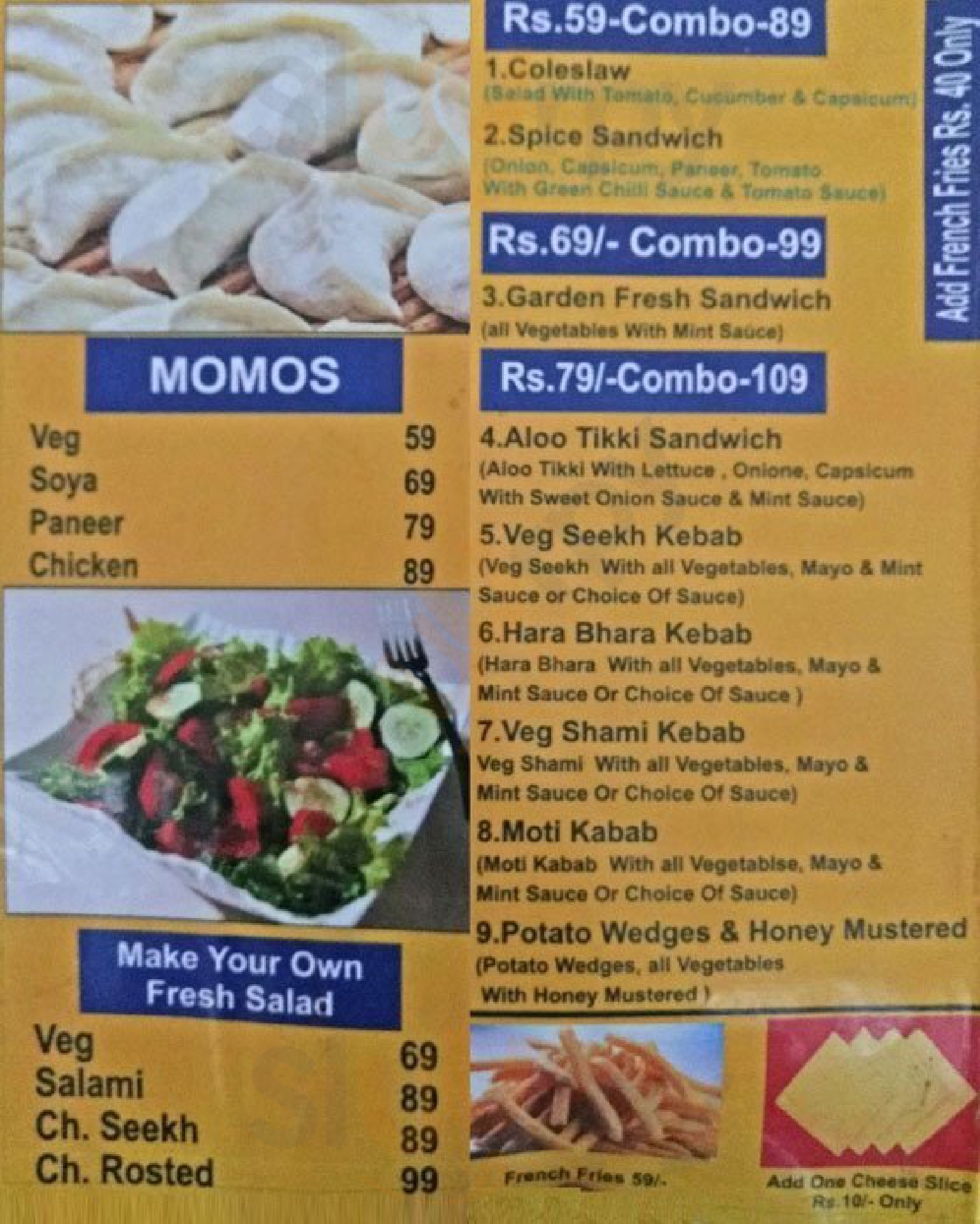 Pishori Chicken New Delhi Menu - 1