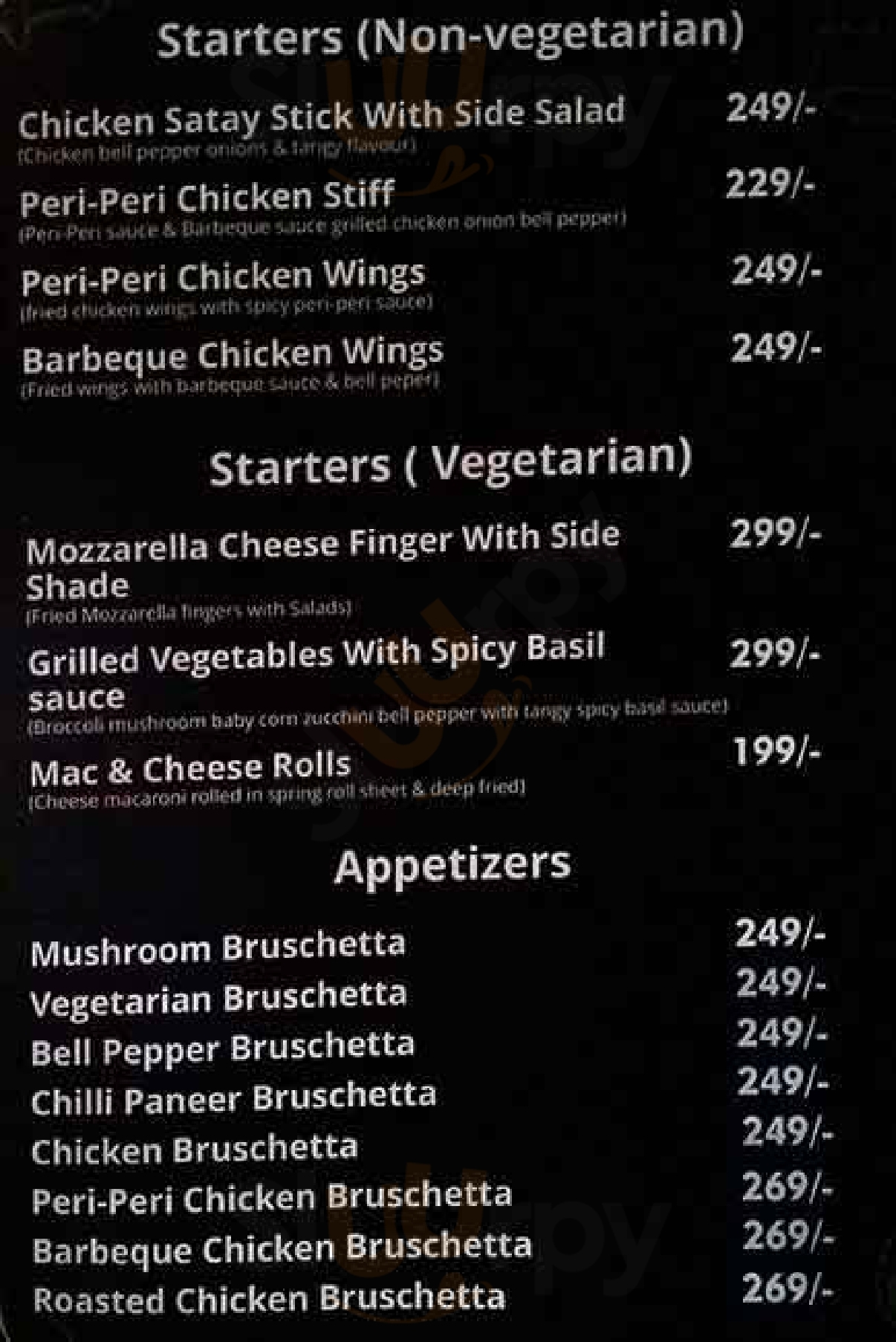 Virzin Wolf New Delhi Menu - 1