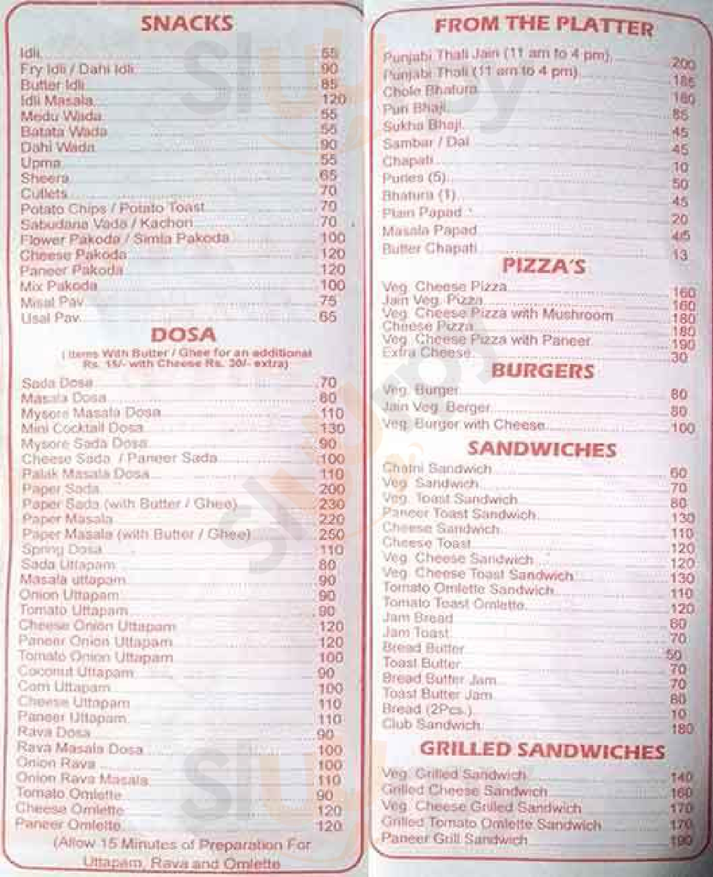 Saikripa Mumbai Menu - 1