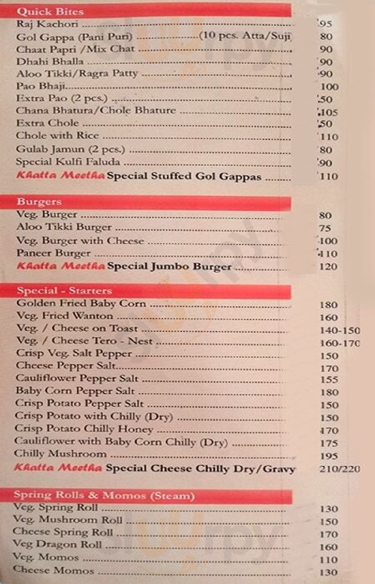 Chinese Van New Delhi Menu - 1