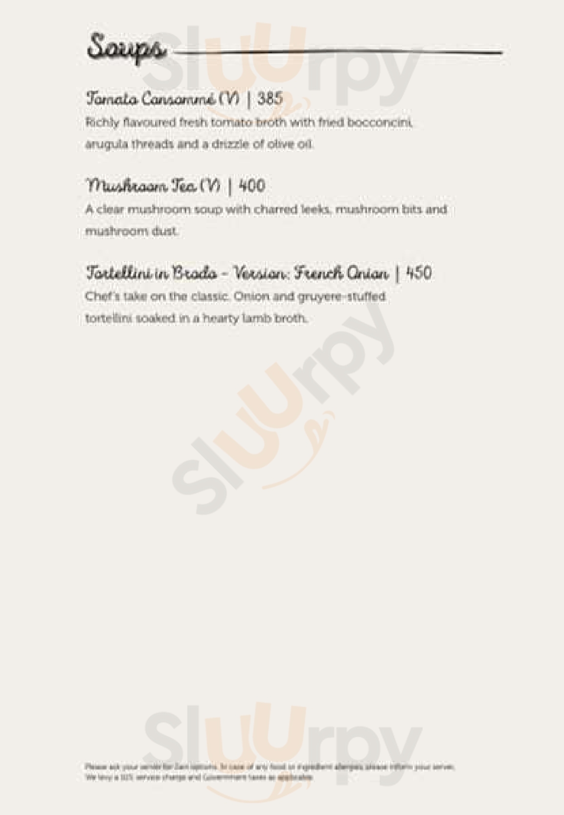 Su's Kitchen Mumbai Menu - 1