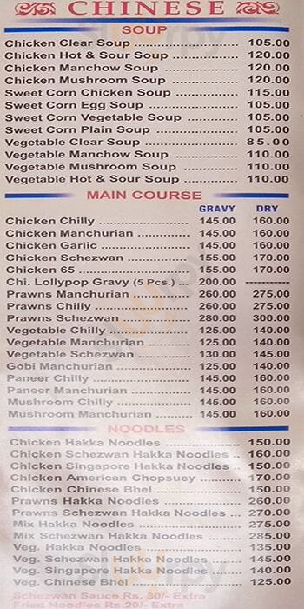 Hungry Belly Mumbai Menu - 1