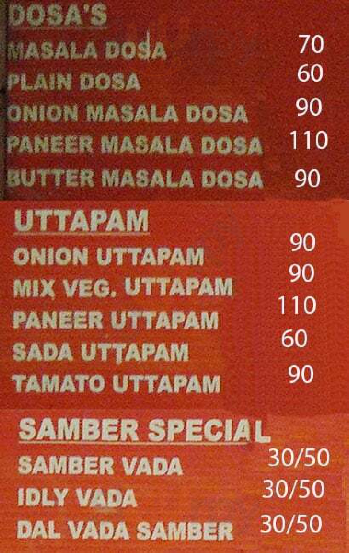 Madurai South Indian Food New Delhi Menu - 1