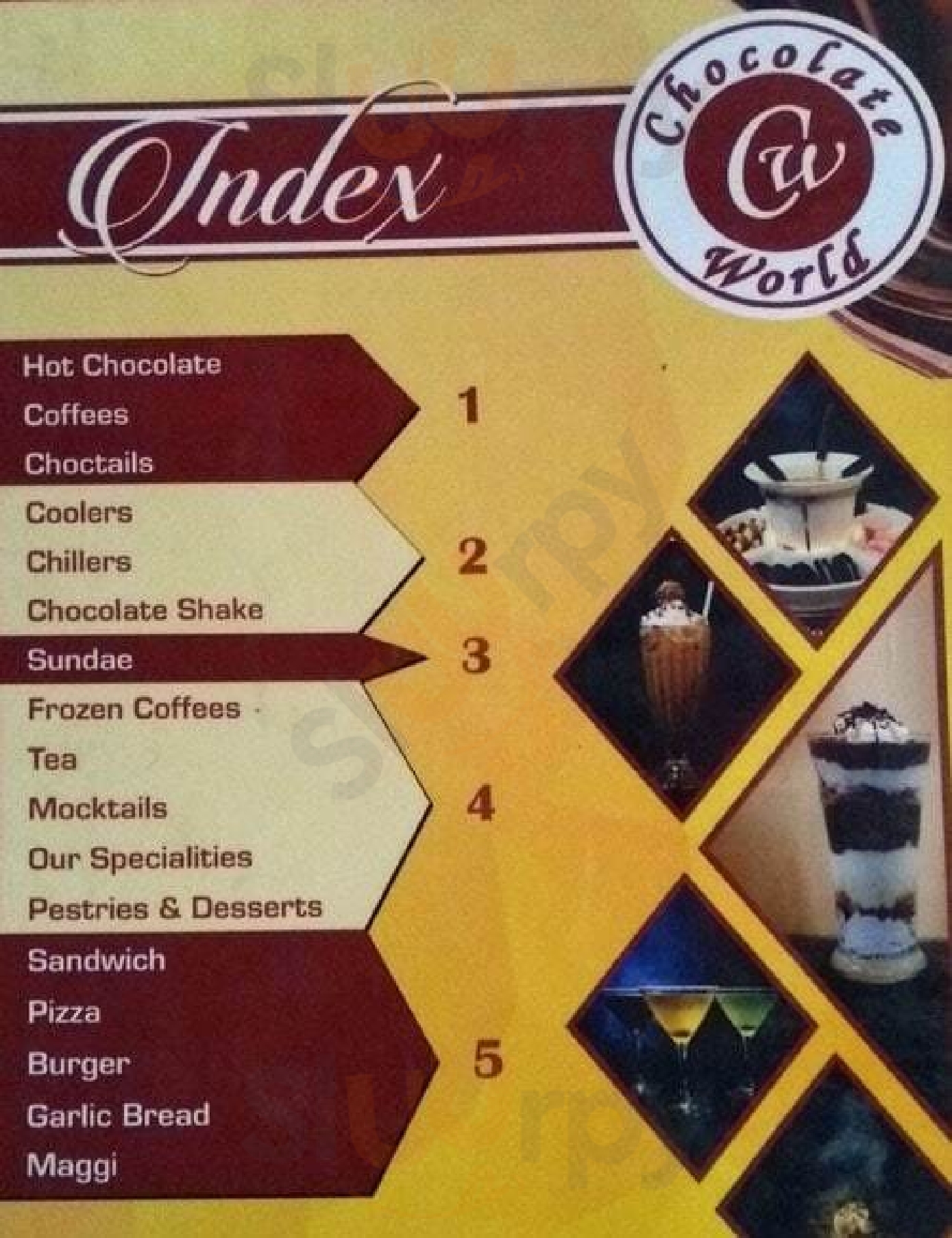 Chocolate World Mumbai Menu - 1