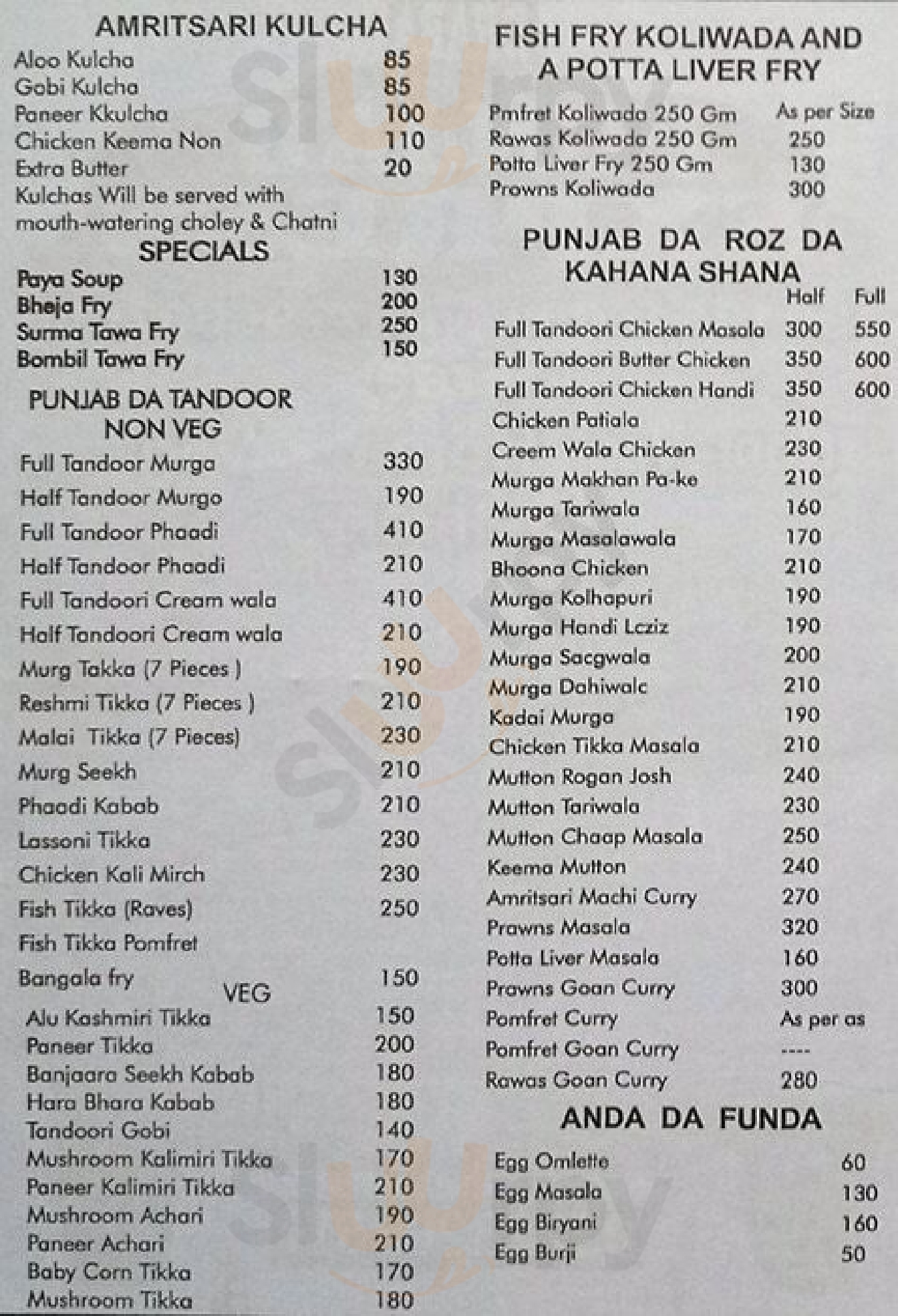 Biryani Tandoor & Roll Mumbai Menu - 1