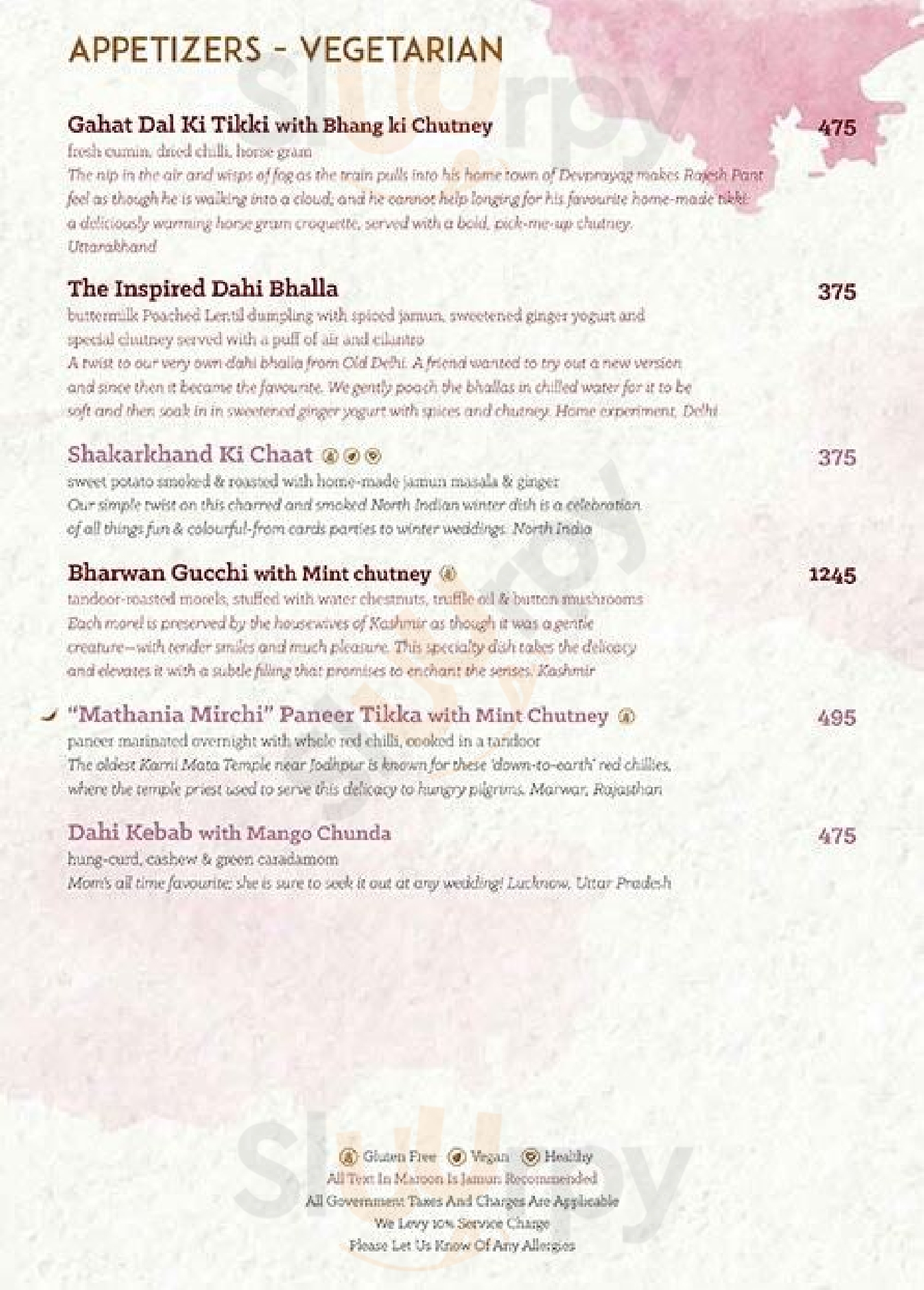 Jamun New Delhi Menu - 1