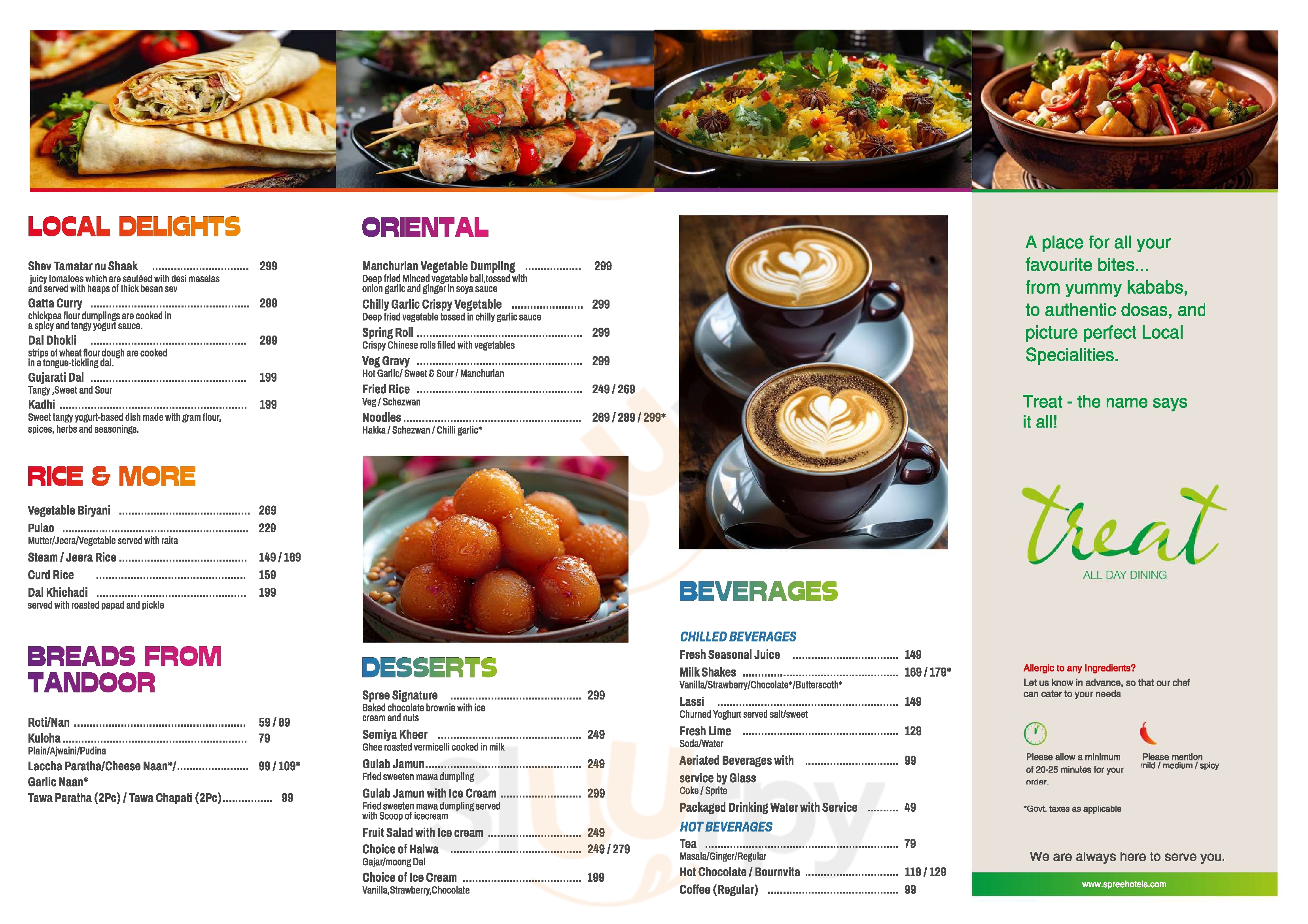 Treat New Delhi Menu - 1