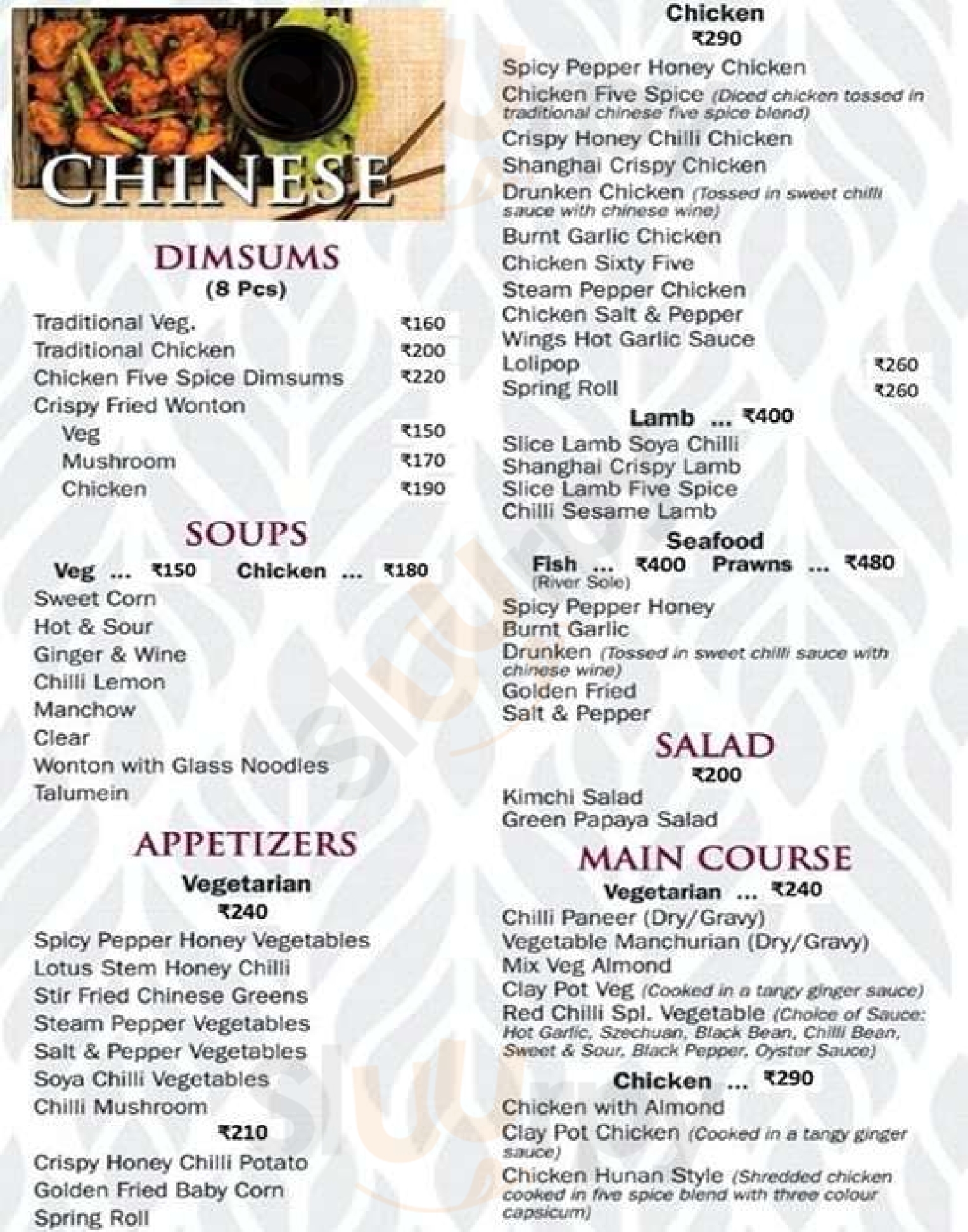 Red Chilli New Delhi Menu - 1