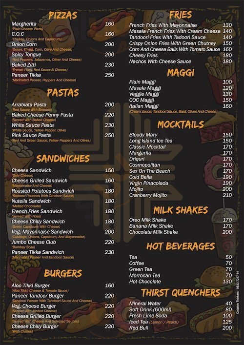 Hufflepuff Mumbai Menu - 1