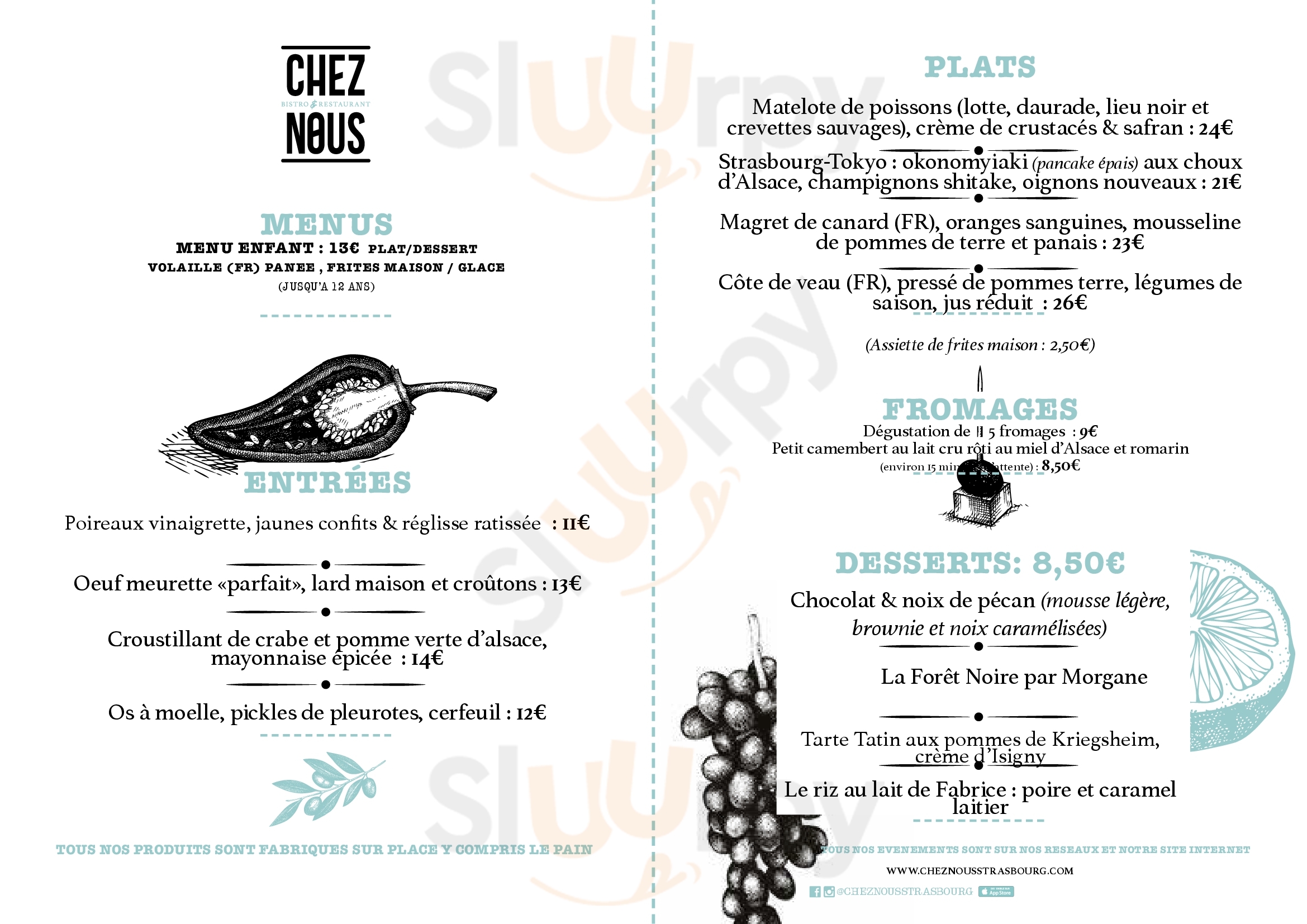 Chex Vous French Bristo Mumbai Menu - 1