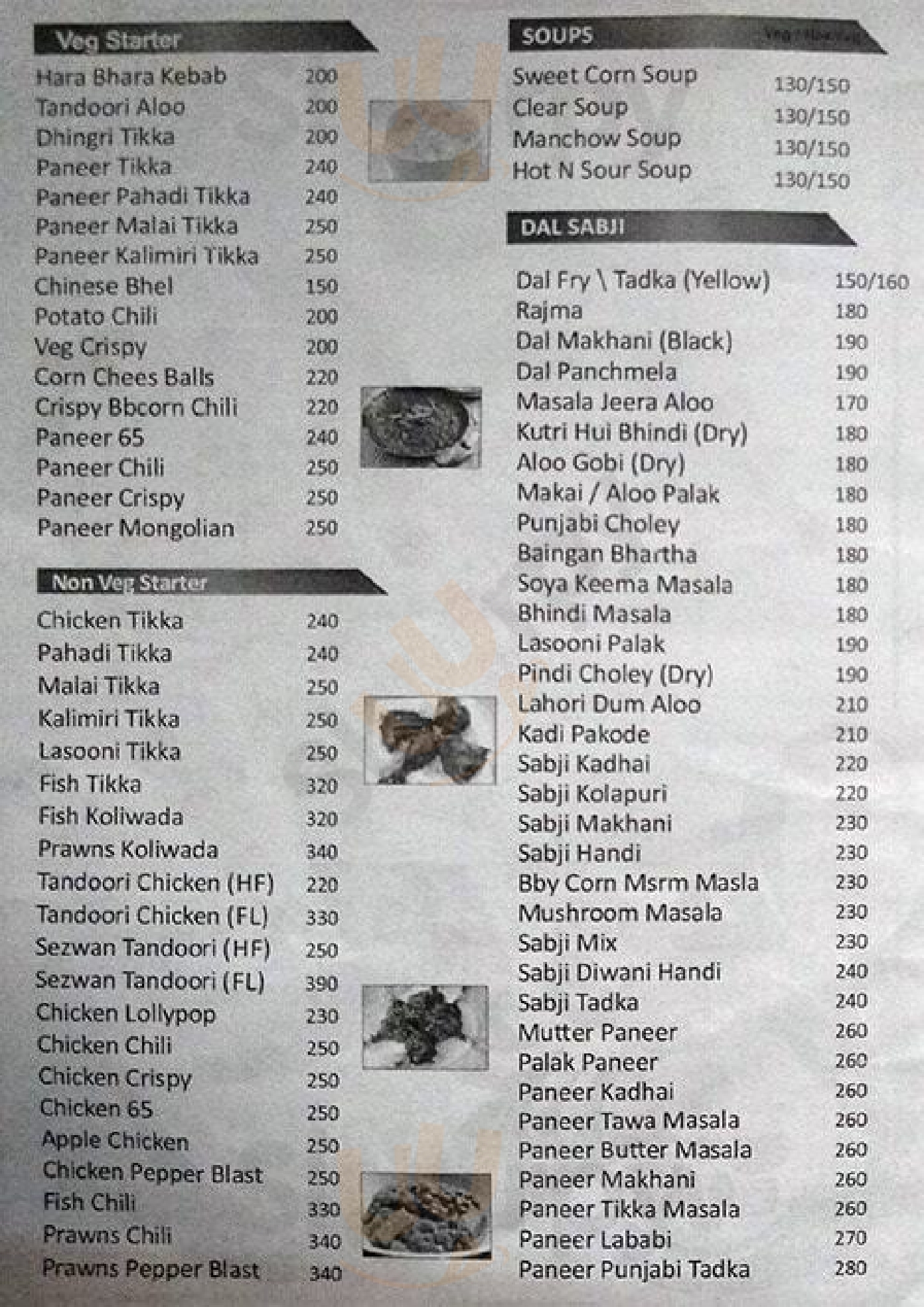 Guru Kirpa Punjabi Dhaba Mumbai Menu - 1