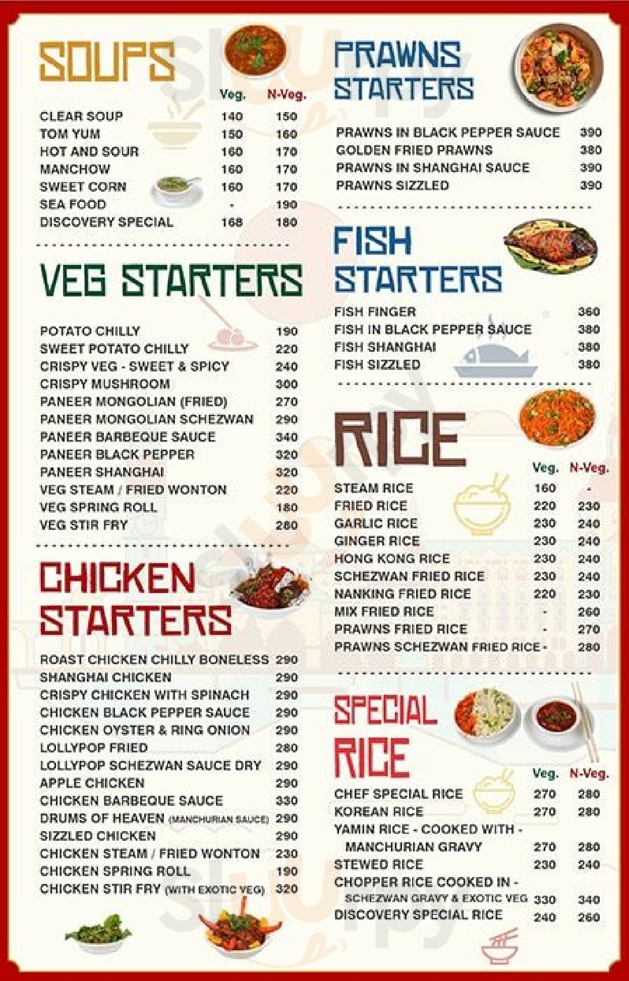 Chinese & Thai Cuisine Mumbai Menu - 1