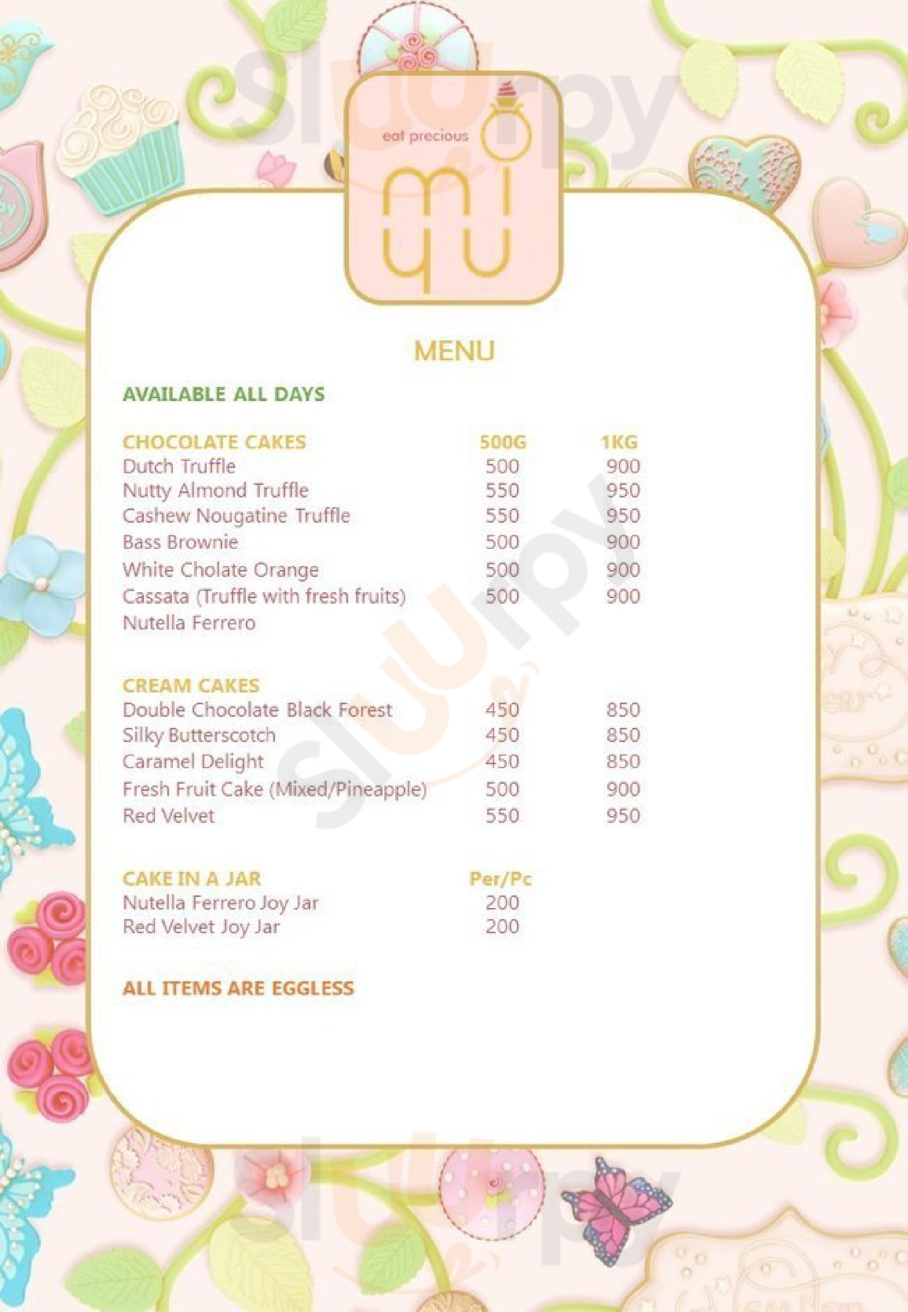 Miyu Desserts Mumbai Menu - 1