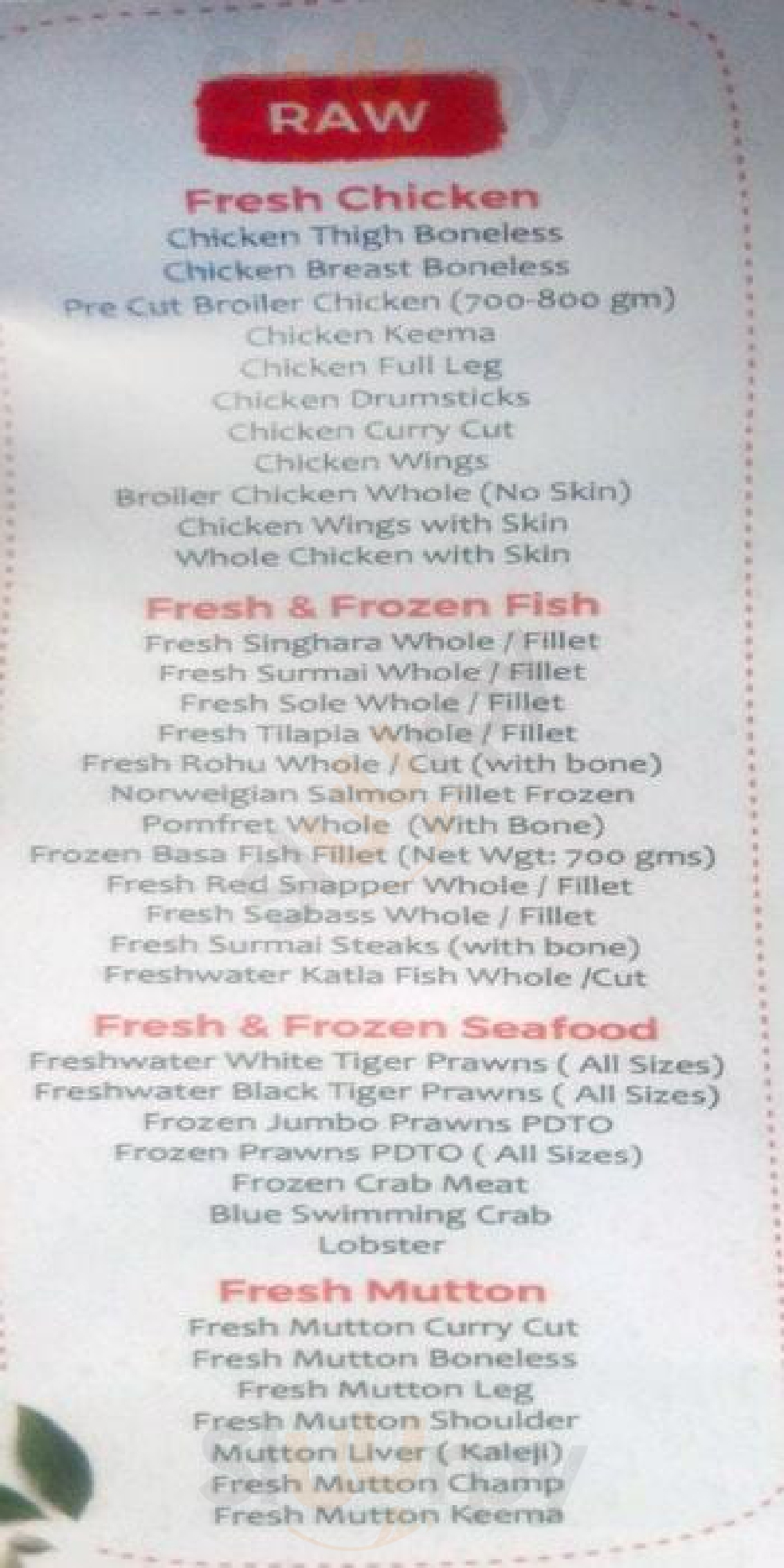 Good To Go New Delhi Menu - 1