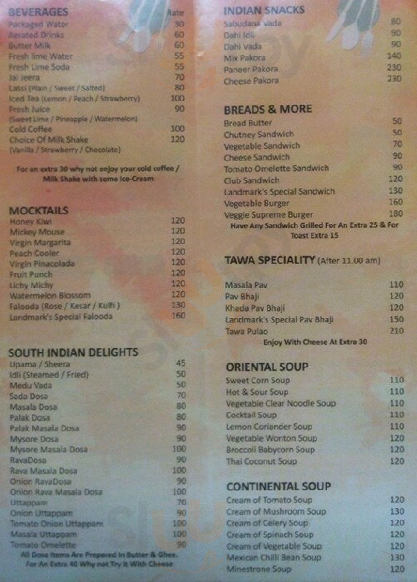 Roy Restaurant Mumbai Menu - 1