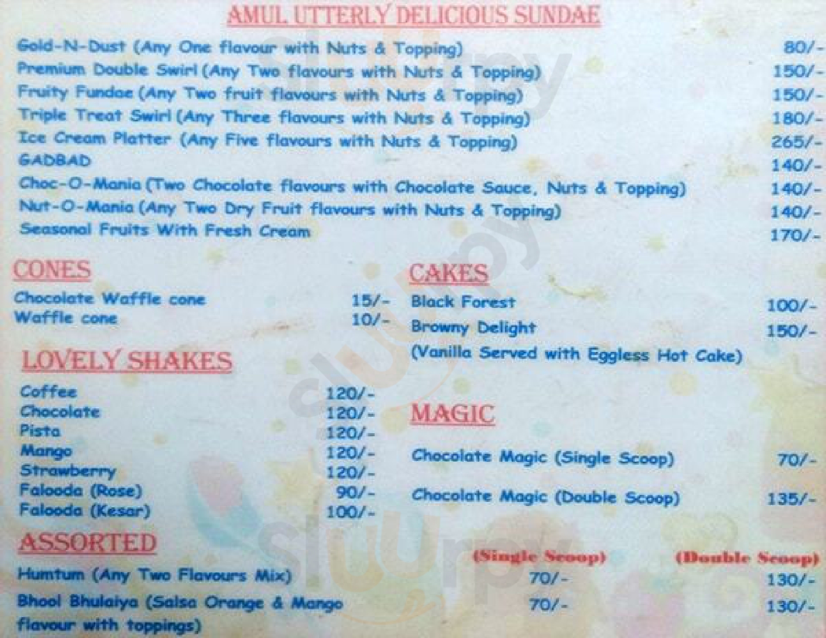 Sai Ice Cream Parlour Mumbai Menu - 1