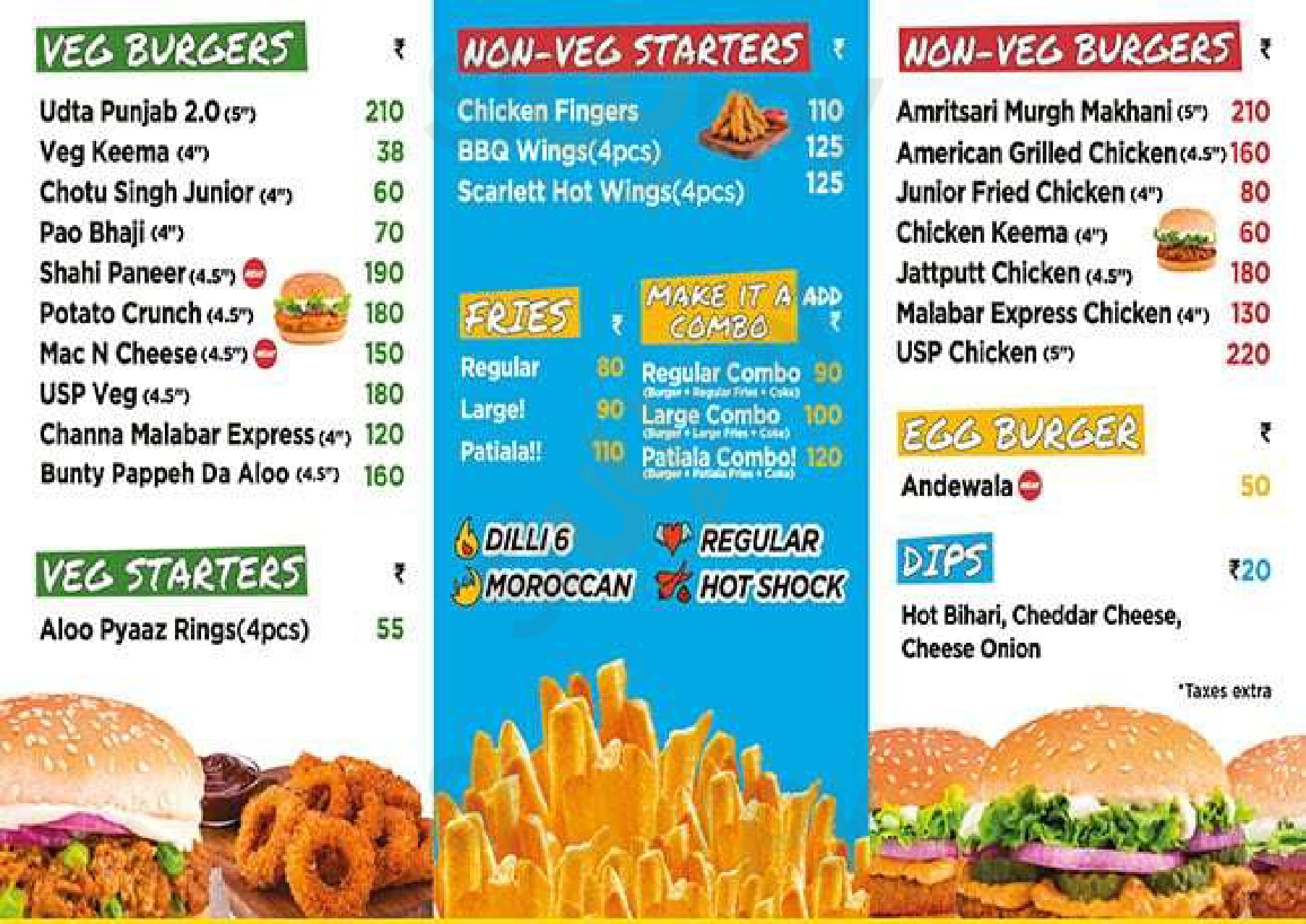 Burger Singh New Delhi Menu - 1