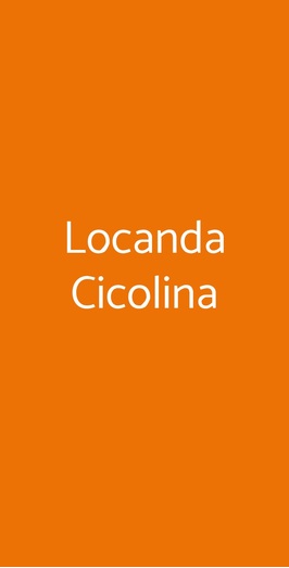 Locanda Cicolina, Montepulciano