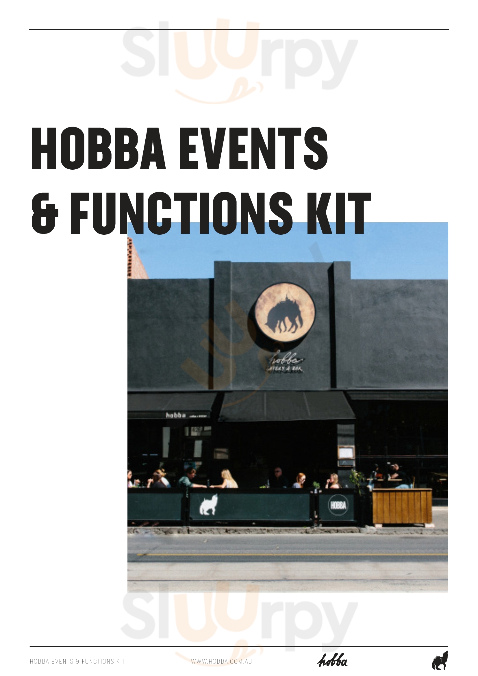 Hobba Prahran Menu - 1