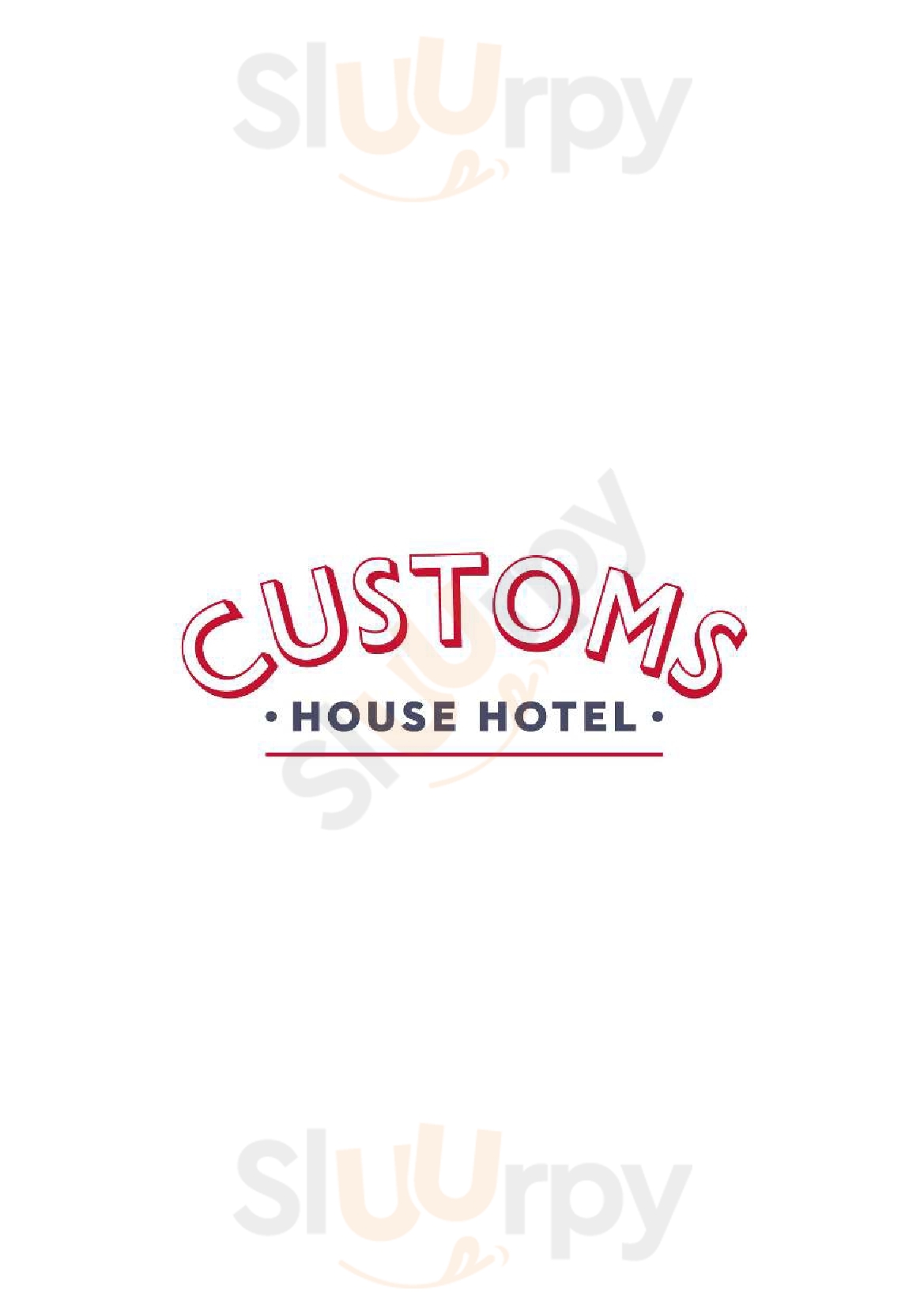 Main Menu - Customs House Hotel