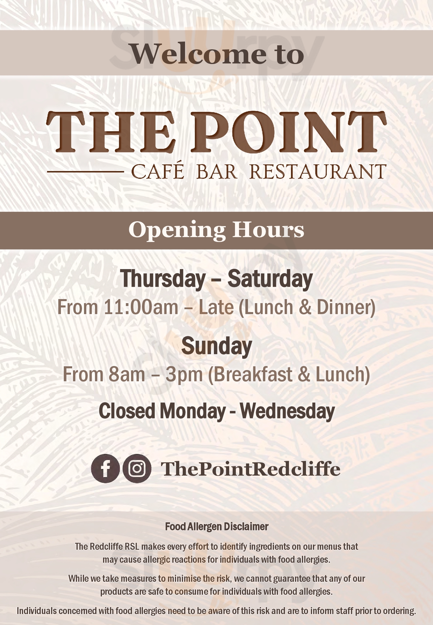 The Point Redcliffe Menu - 1