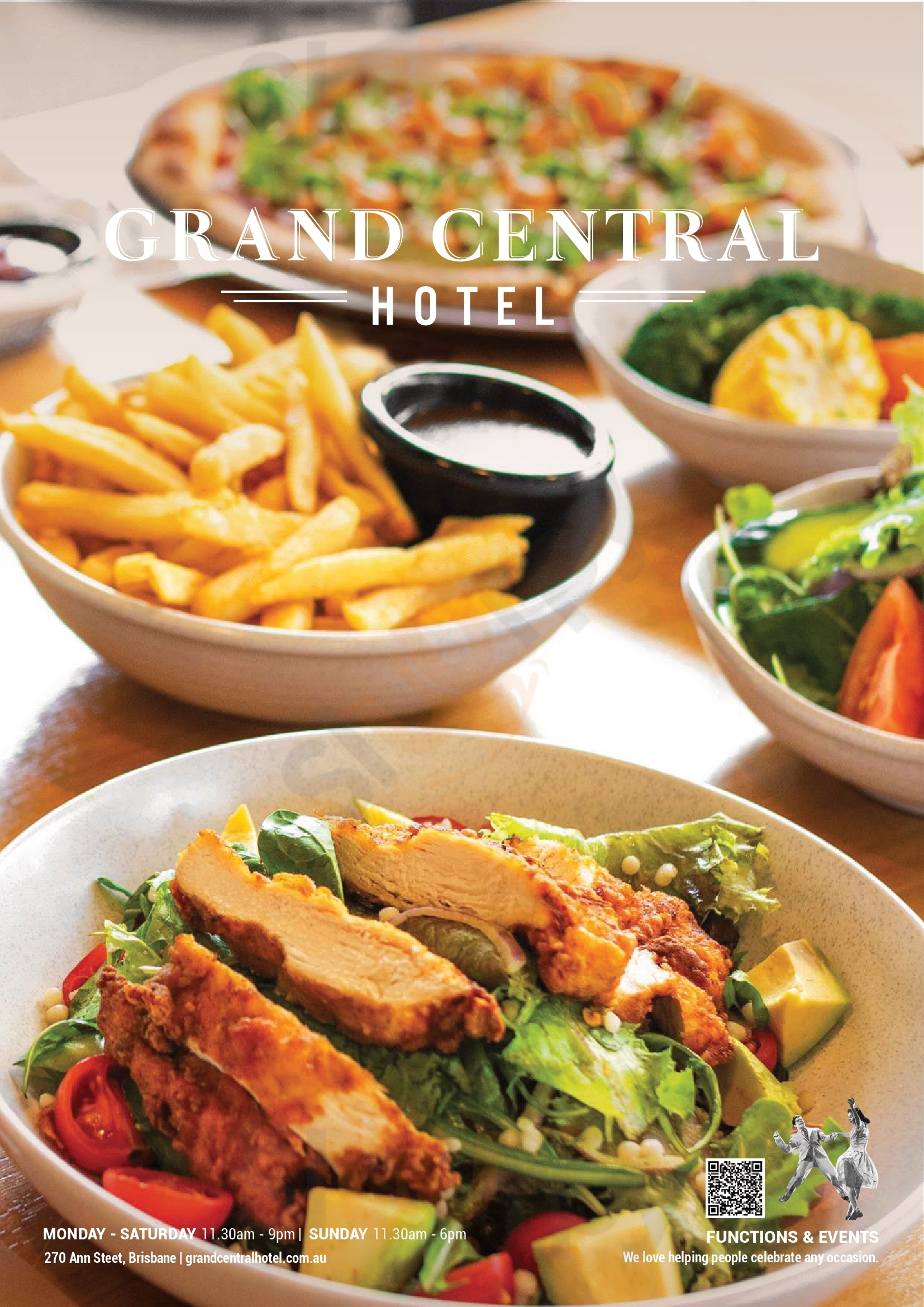 Main Menu - Grand Central Hotel