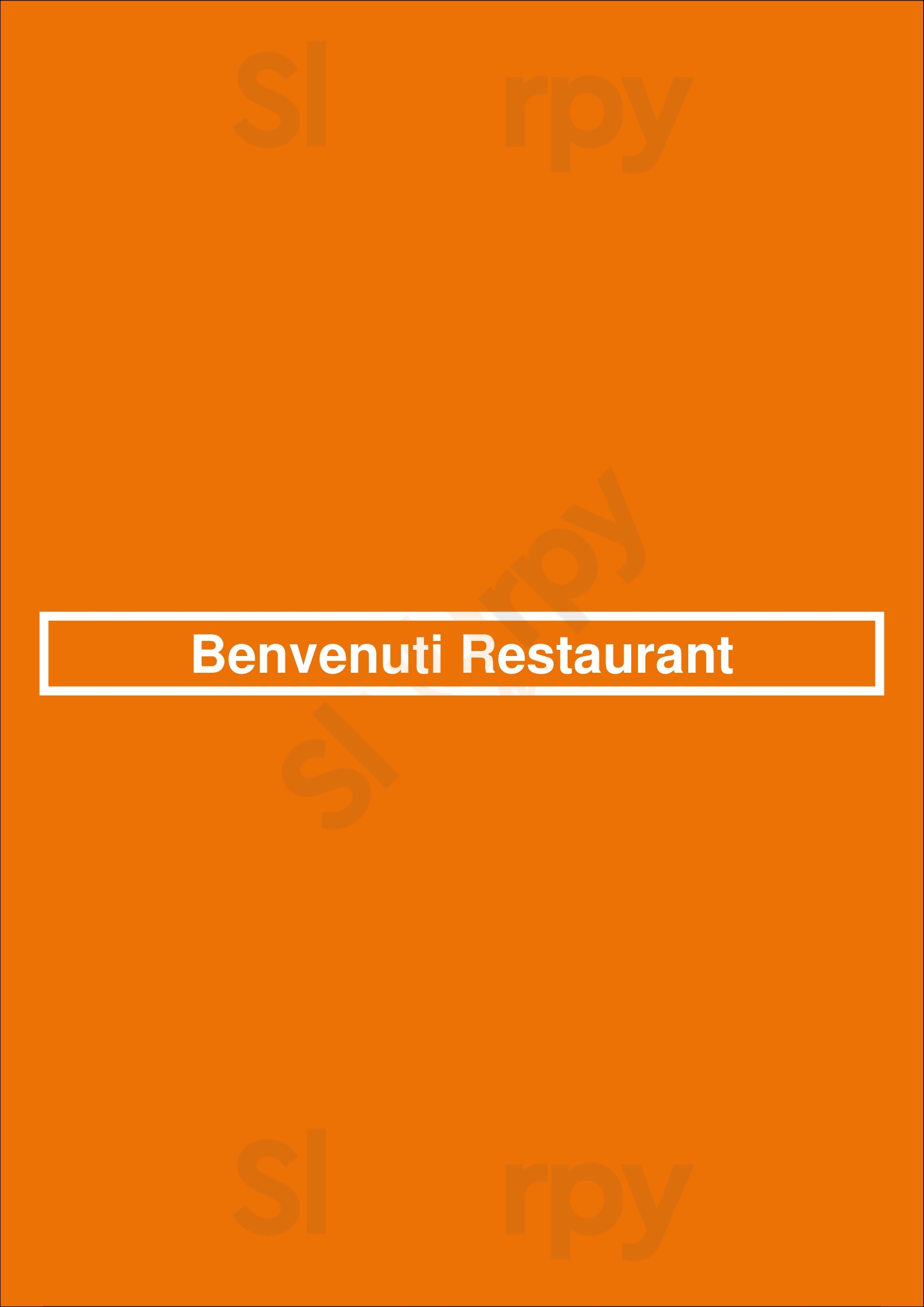 Benvenuti Restaurant Randwick Menu - 1