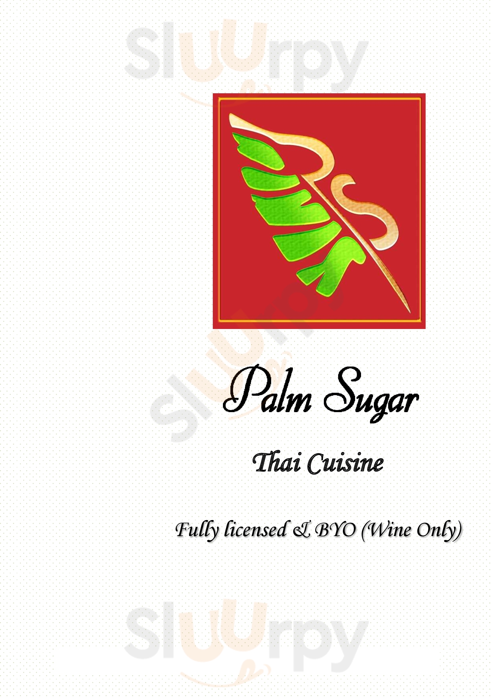 Palm Sugar Royal Thai Cuisine Richmond Menu - 1