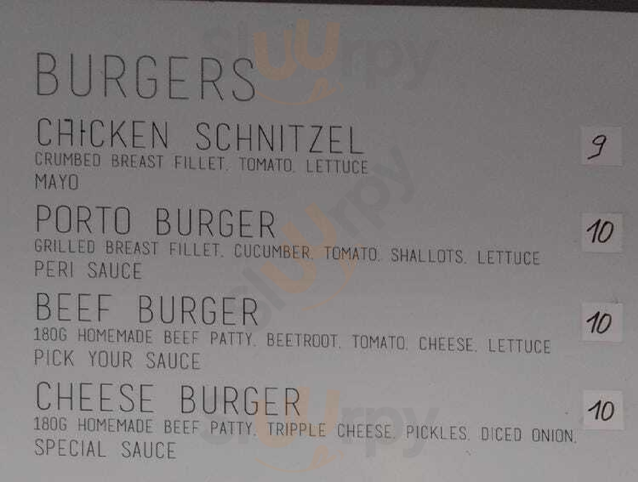 Juice Box Cafe menù, Malabar Main Menu Sluurpy